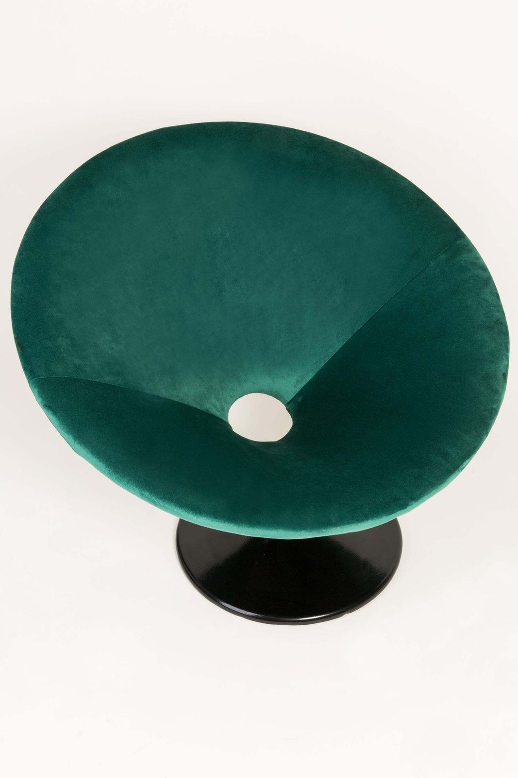 2126.0 Two 20th Century Vintage Green Ufo Swivel Armchairs, 1960s photo
