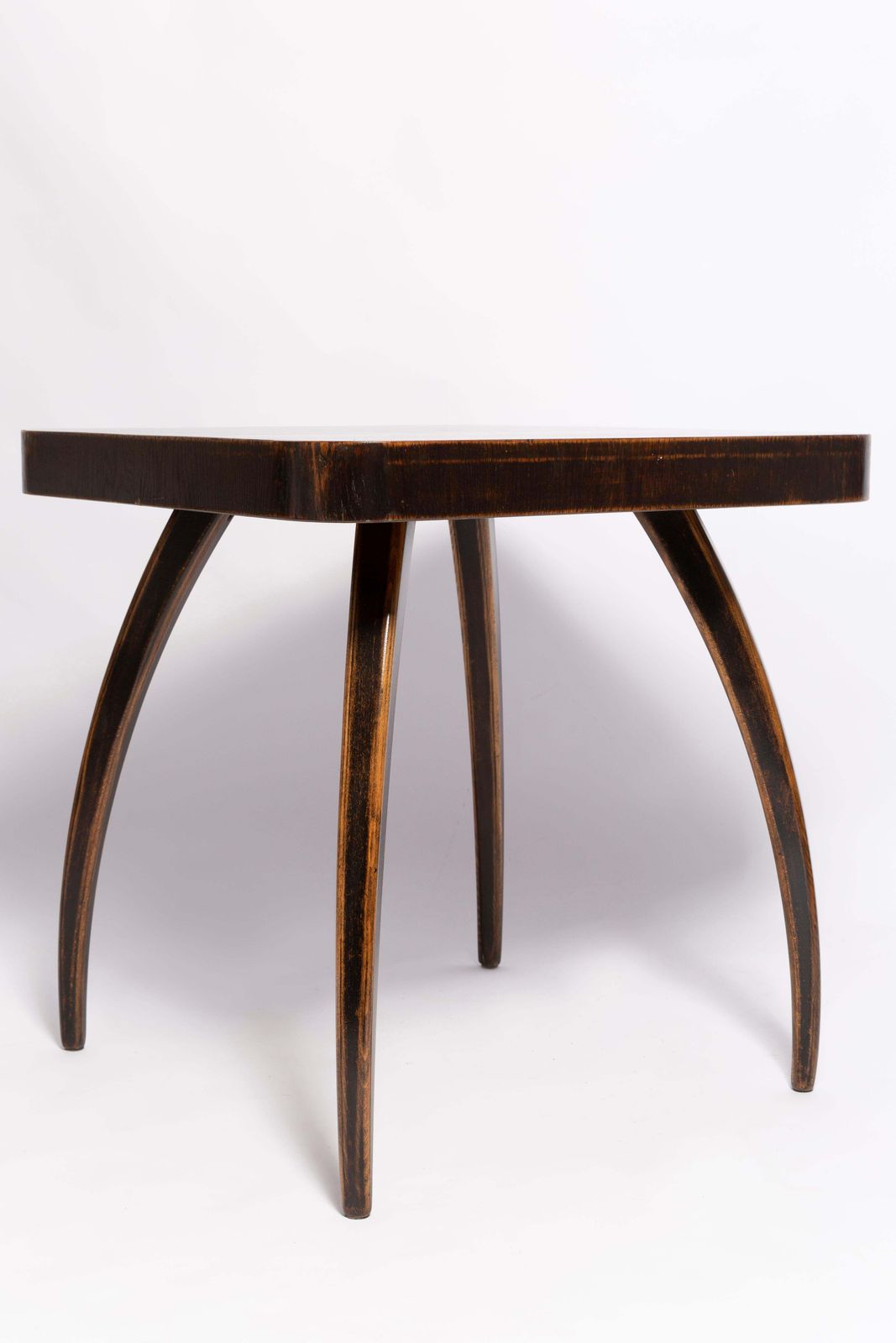 photo for sale Mid Century Table By Jindřich Halabala And Set Of 4 Chairs, Europe, 1960s