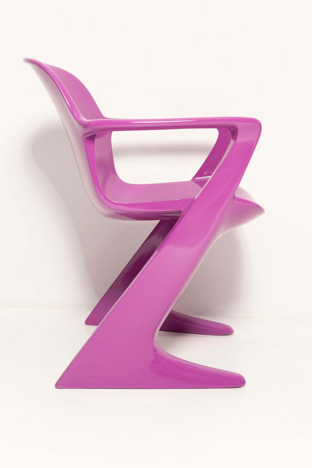 Set Of Twelve Mid Century Purple Kangaroo Chairs, By Ernst Moeckl, Germany, 1968 photo buy