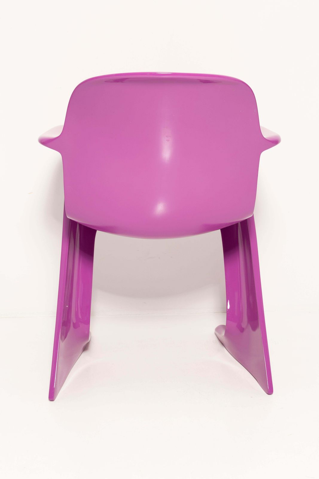 Furniture Set Of Twelve Mid Century Purple Kangaroo Chairs, By Ernst Moeckl, Germany, 1968 photo