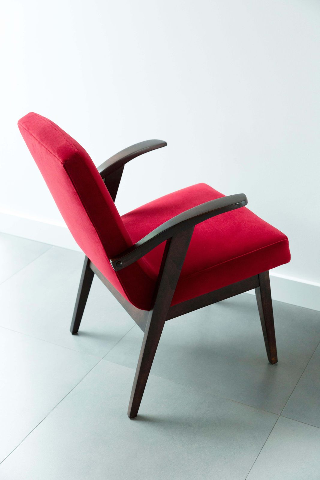 photo furniture 20th Century Vintage Red Armchair By Mieczyslaw Puchala, 1960s
