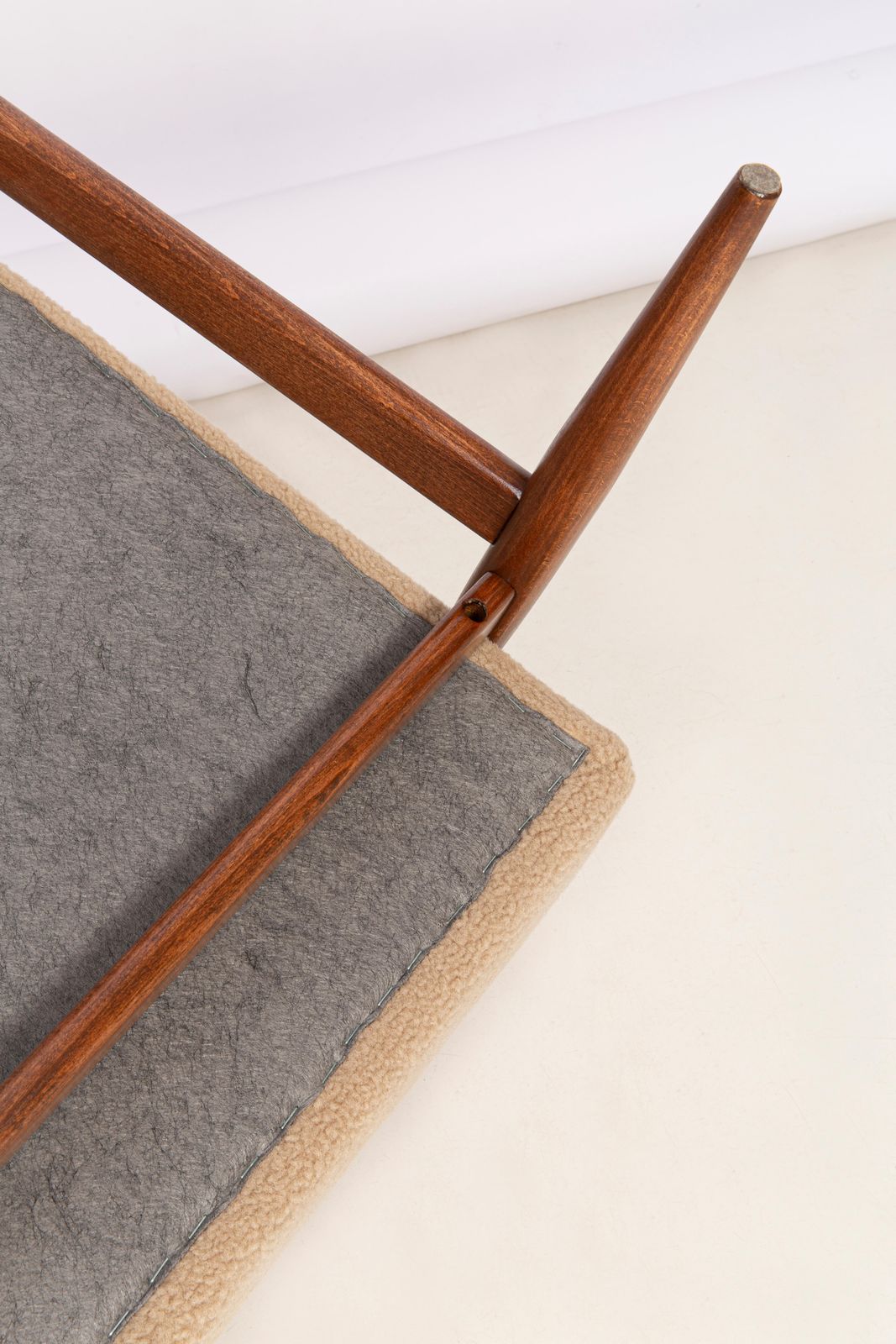 1020.0 Camel Bouclé Dante Armchair, H. Lis, 1960s photo