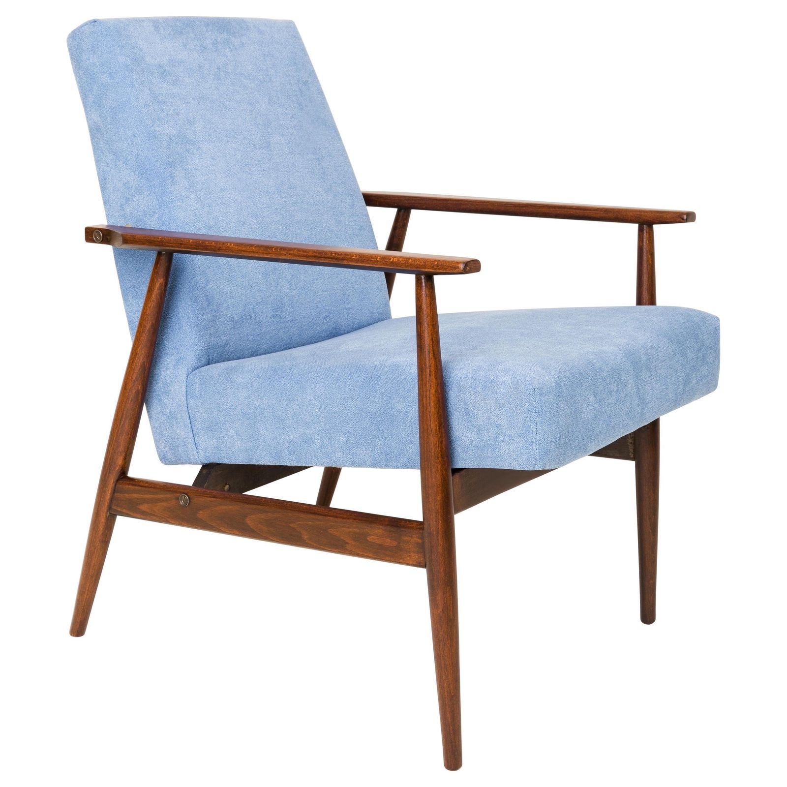20th Century Baby Blue Dante Armchair, H. Lis, 1960s