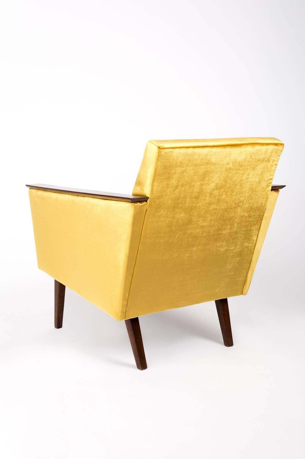 Mid Century Yellow Mustard Armchair, 1960s, Ddr, Germany. photo vintage