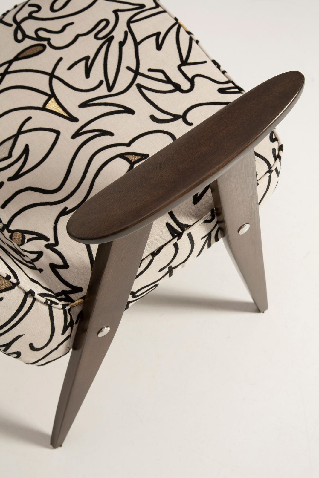 Mid Century 366 Fauteuil In Licht Linnen, Door Jozef Chierowski, Polen, Jaren 1960 photo buy