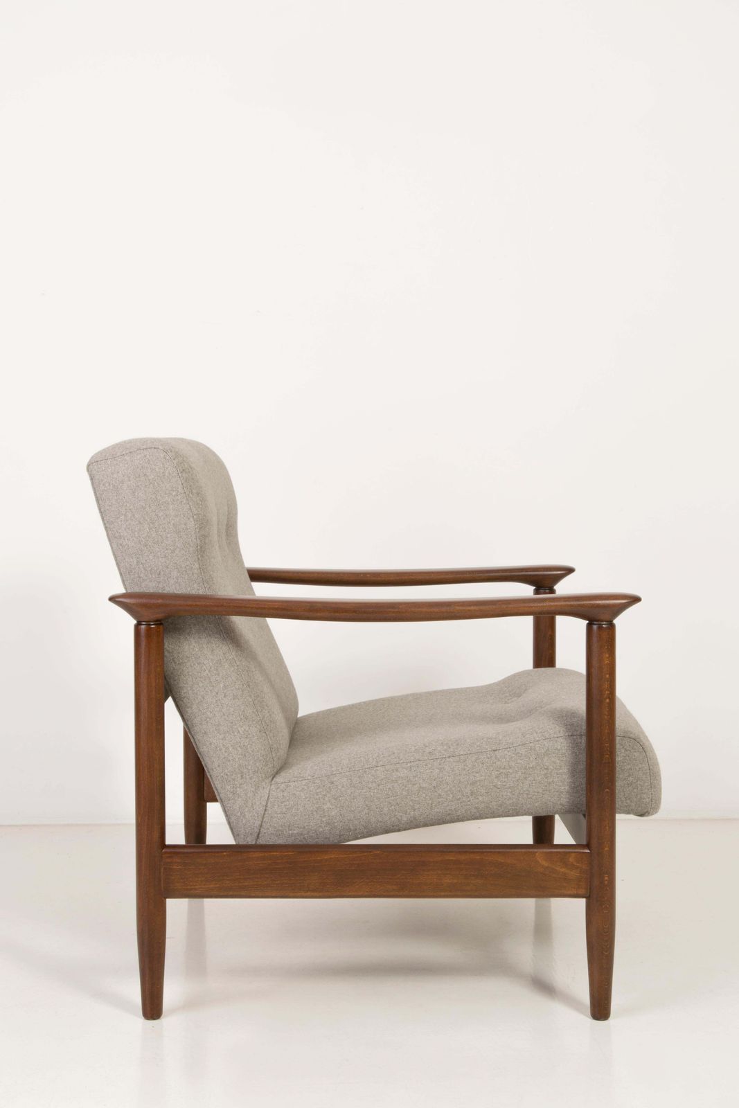 20th Century Beige Armchair, Edmund Homa, Type Gfm 142, 1960s, Poland photo for sale