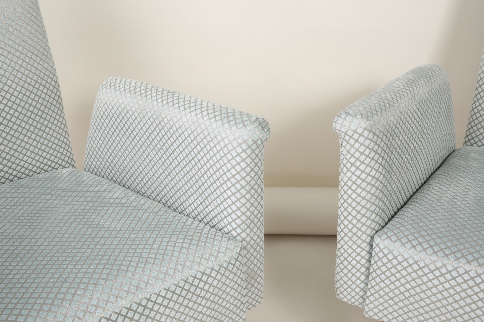 Mid Century Modern Baby Blue Velvet Club Armchair, 1960s photo buy