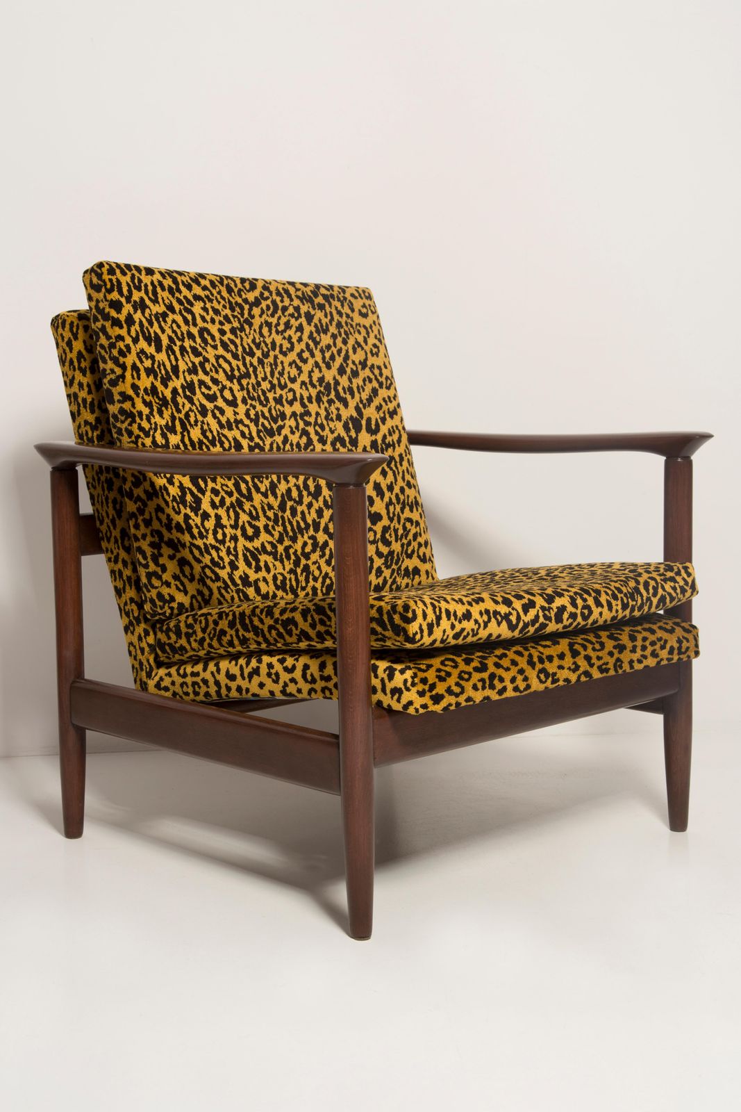 Mid Century Leopard Armchair, Gfm 142, Edmund Homa, Europe, 1960s photo vinterior