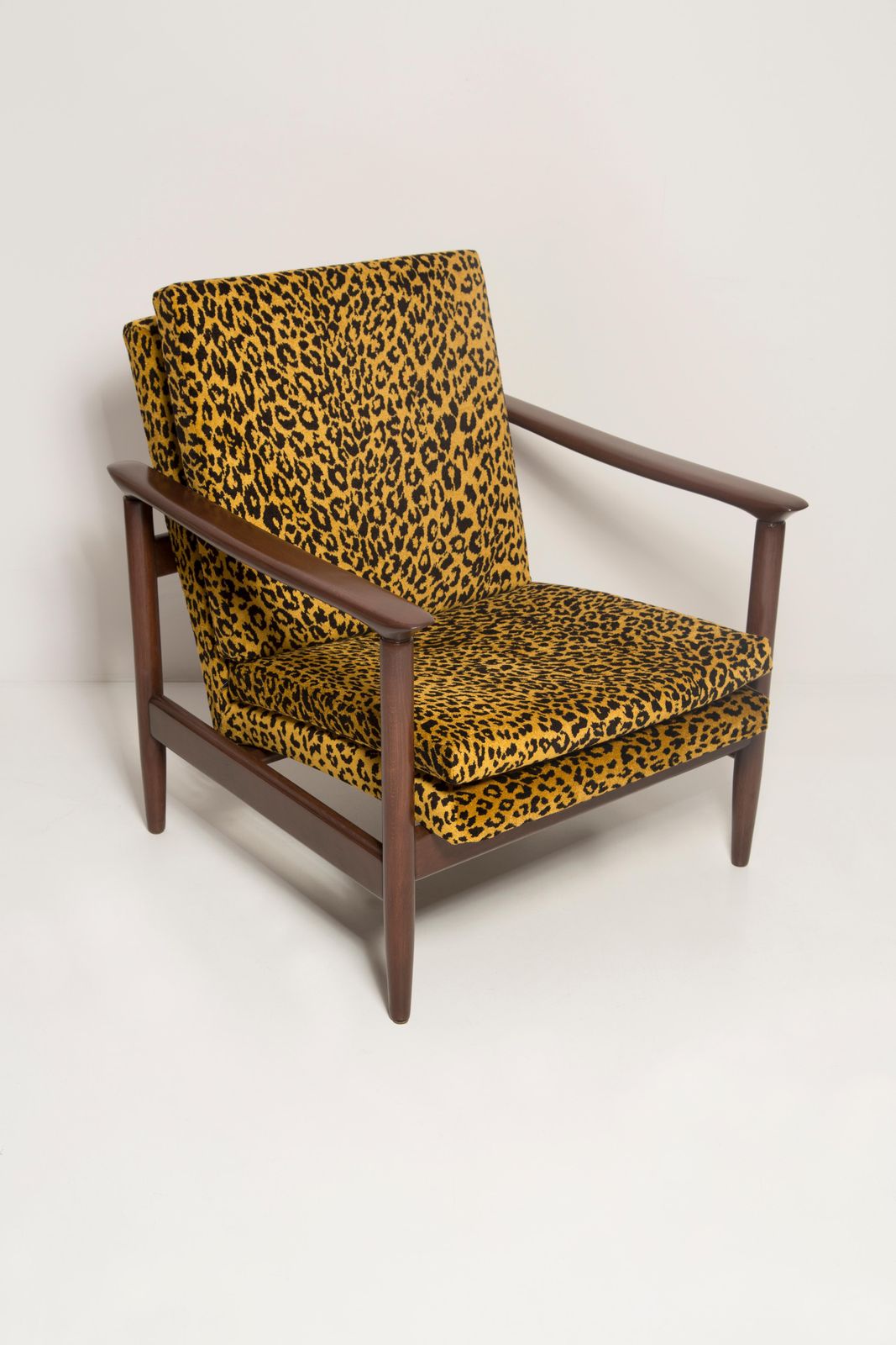 Mid Century Leopard Armchair, Gfm 142, Edmund Homa, Europe, 1960s photo buy