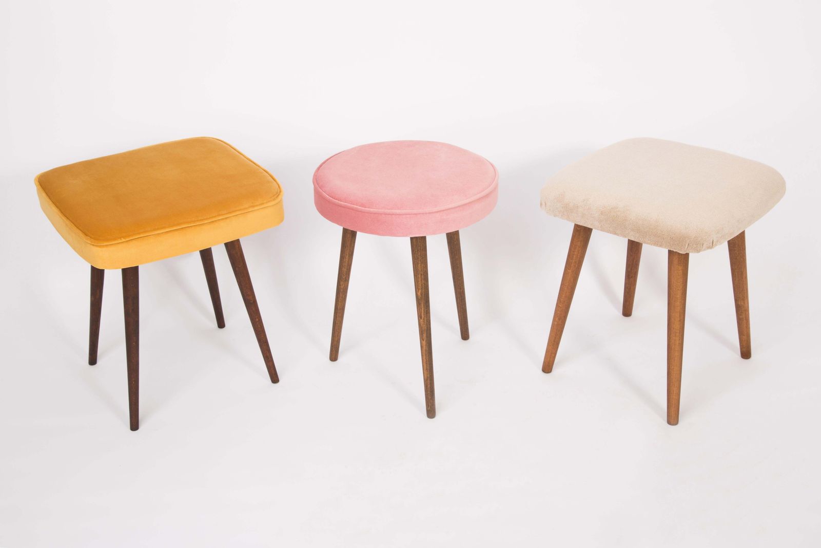 photo for sale 20th Century Baby Pink Stool, 1960s