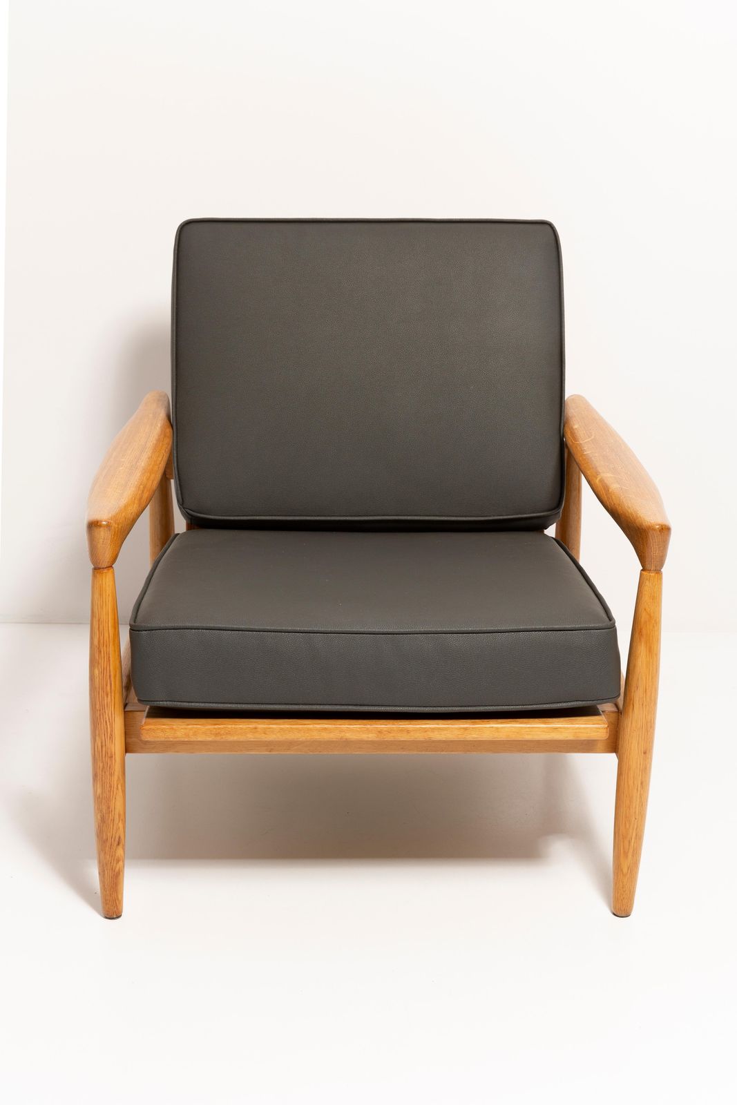 Scandinavian Oak Lounge "Kolding" Armchair By Erik Worts, 1960s photo buy