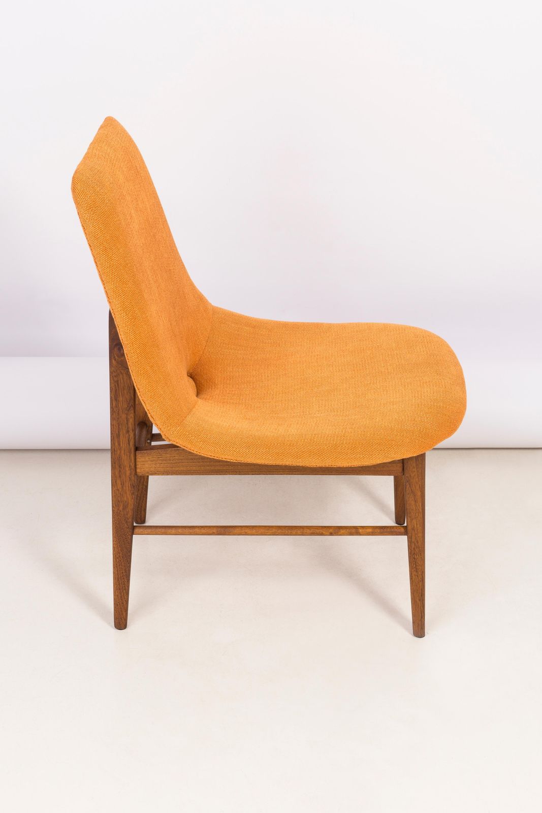 Rare 20th Century Orange Shell Chair, H.Lachert, 1960s photo for sale