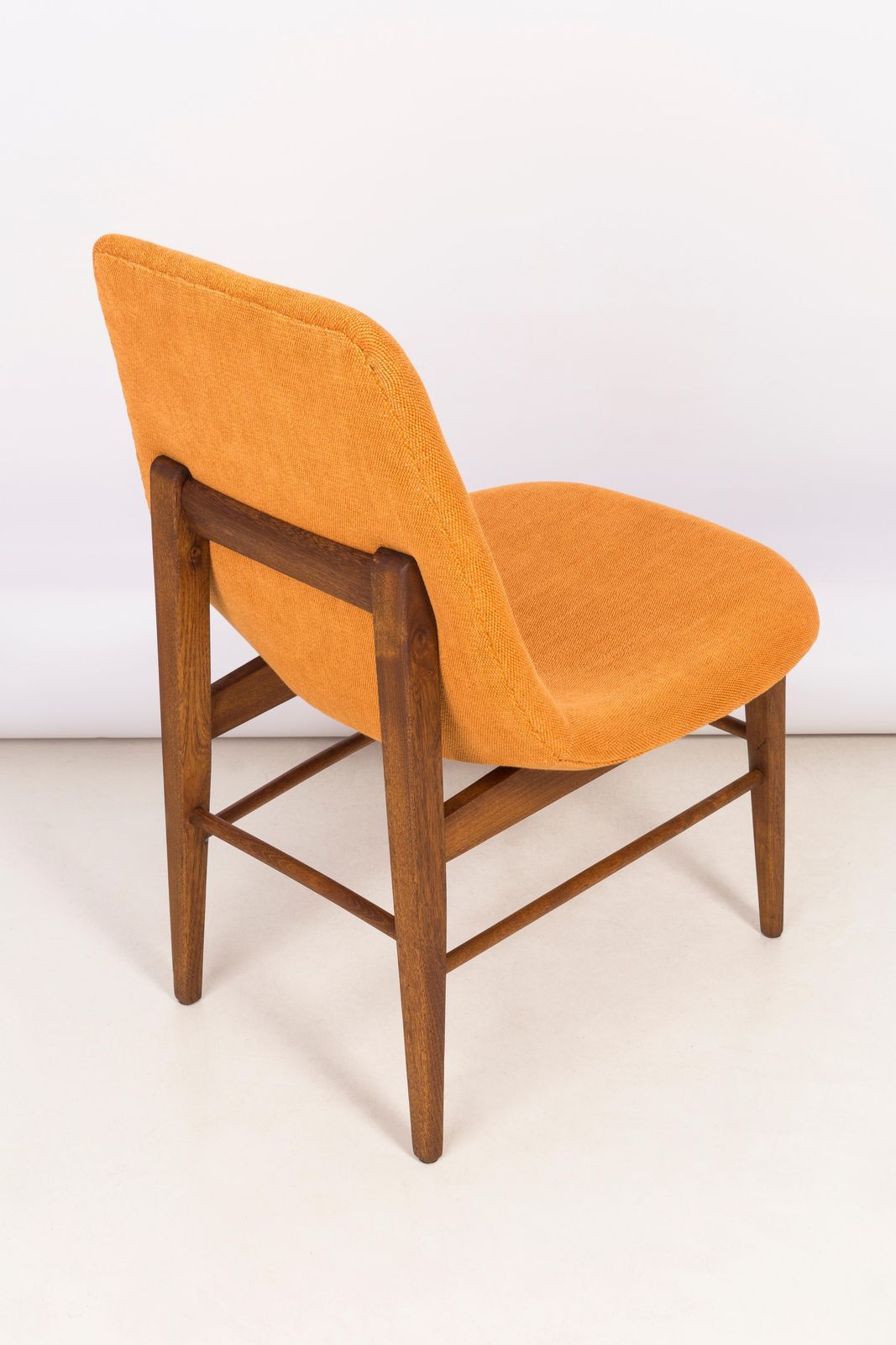 Rare 20th Century Orange Shell Chair, H.Lachert, 1960s photo vinterior