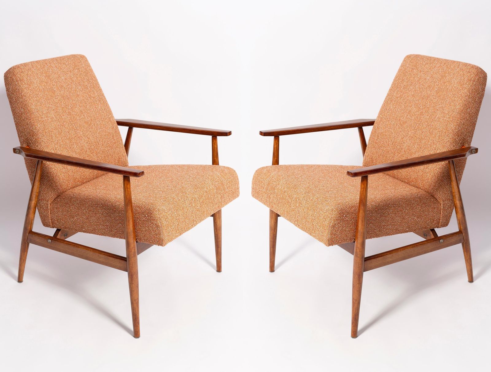 Set Of Two Mid Century Melange Dante Armchairs, H. Lis, 1960s photo furniture