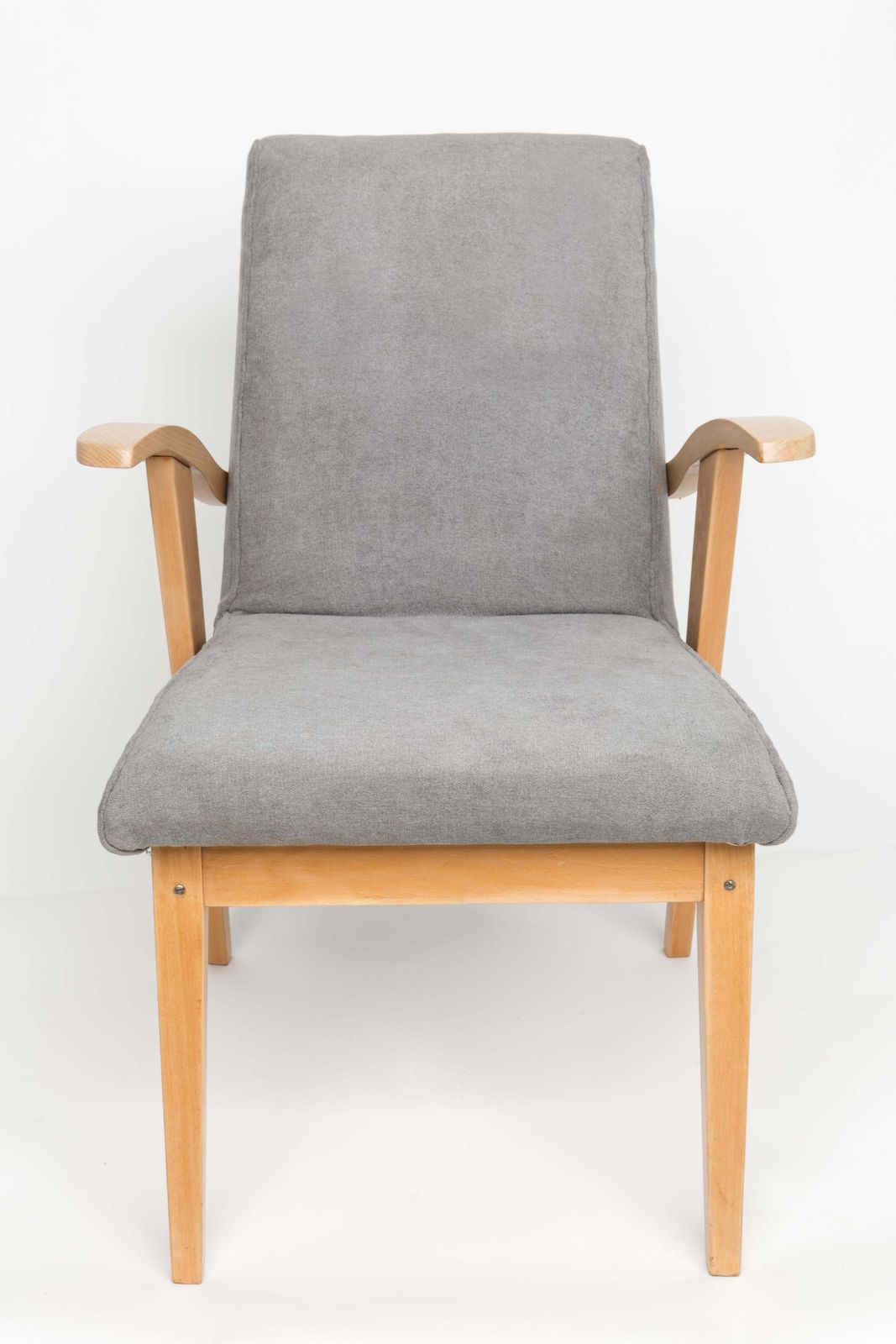 Set Of Two Vintage Gray Chairs, 1960s photo for sale