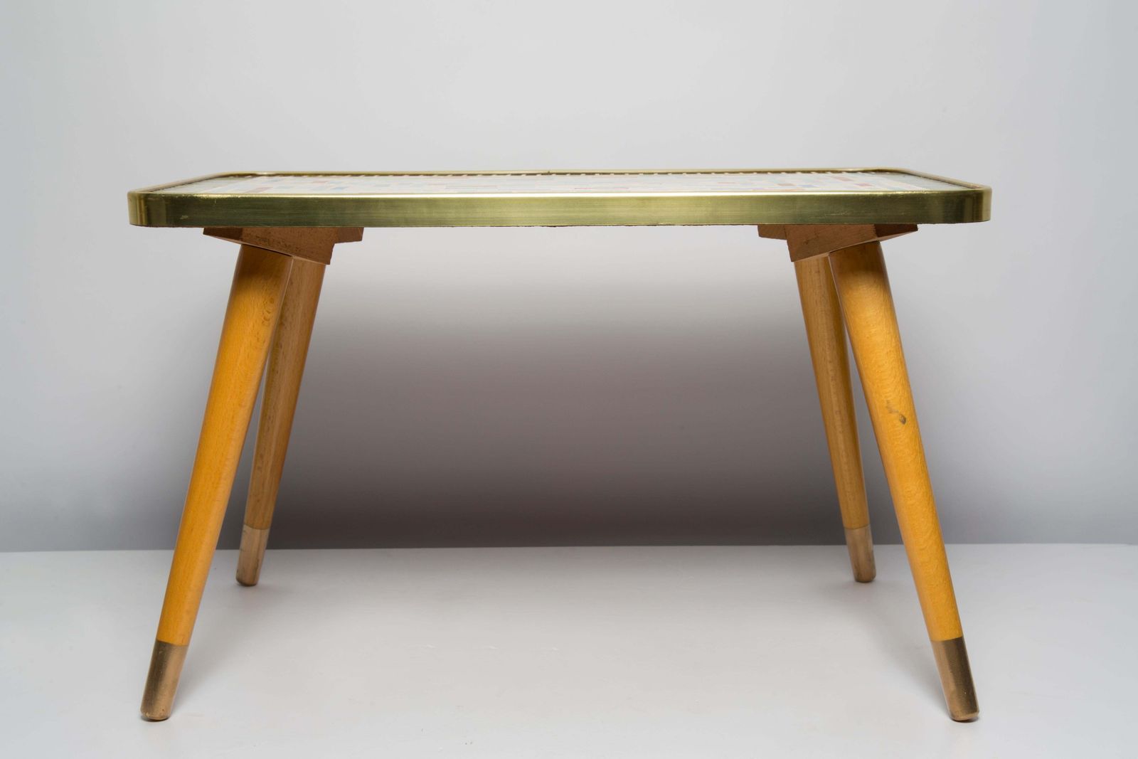 Midcentury Unique Flowerbed Pedestal, Ceramic Mosaic, Side Table, Germany, 1970s photo Furniture