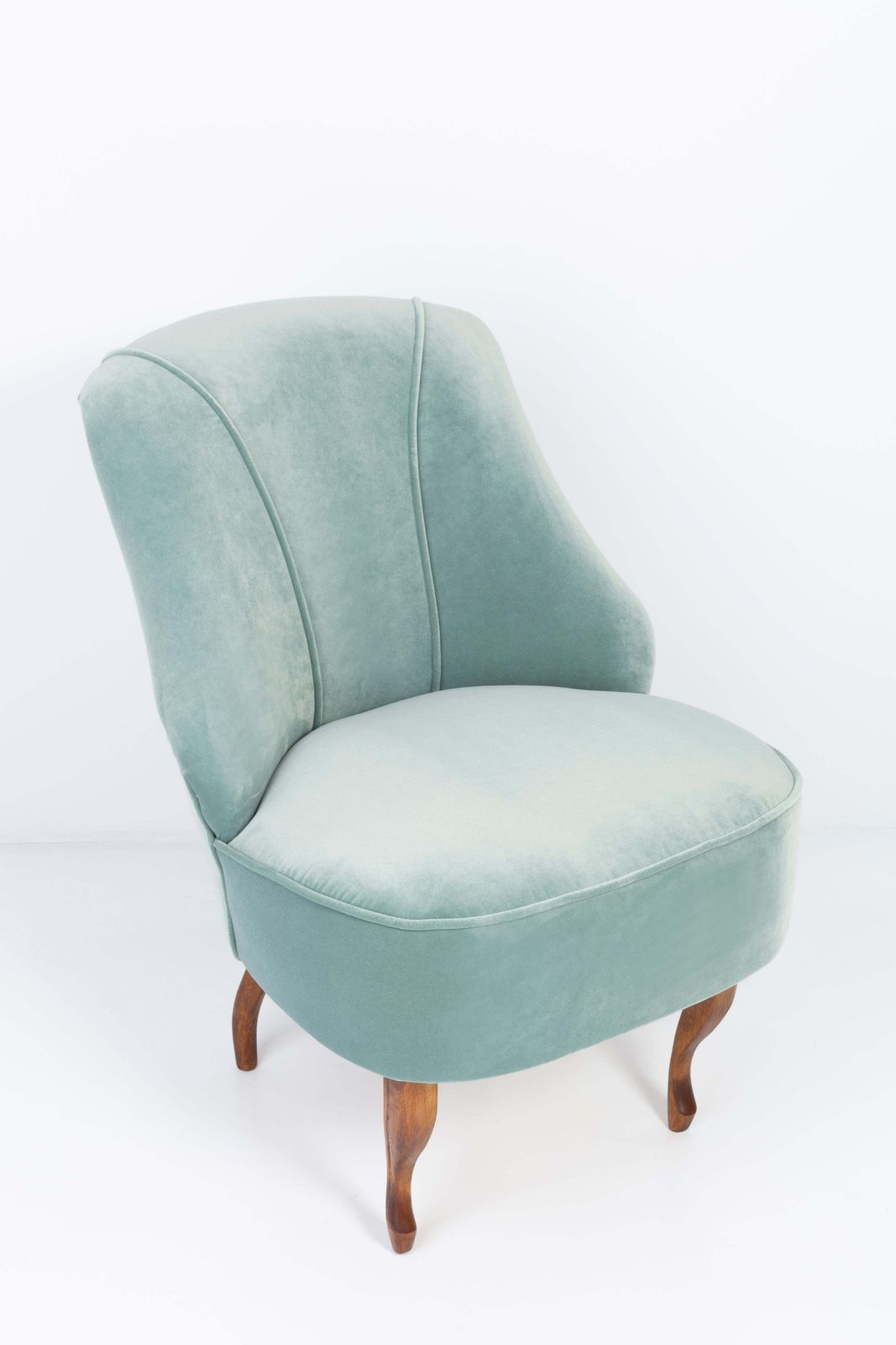 Set Of Two 20th Century Art Deco Mint Armchairs, Germany, 1950s photo Furniture