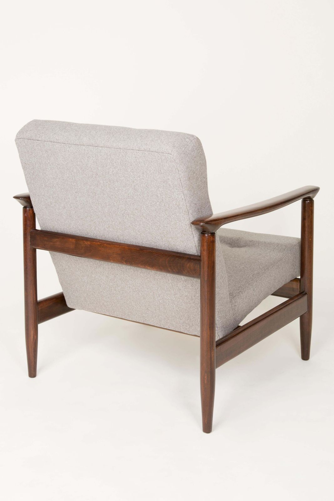 Furniture Pair Of Beige Armchairs, Edmund Homa, Gfm 142, 1960s, Poland photo