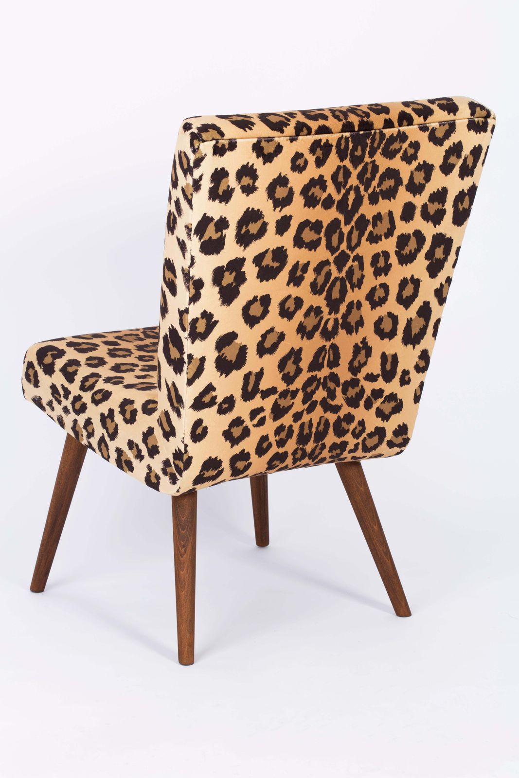 photo for sale Set Of Two Mid Century Modern Leopard Print Chairs, 1960s, Germany