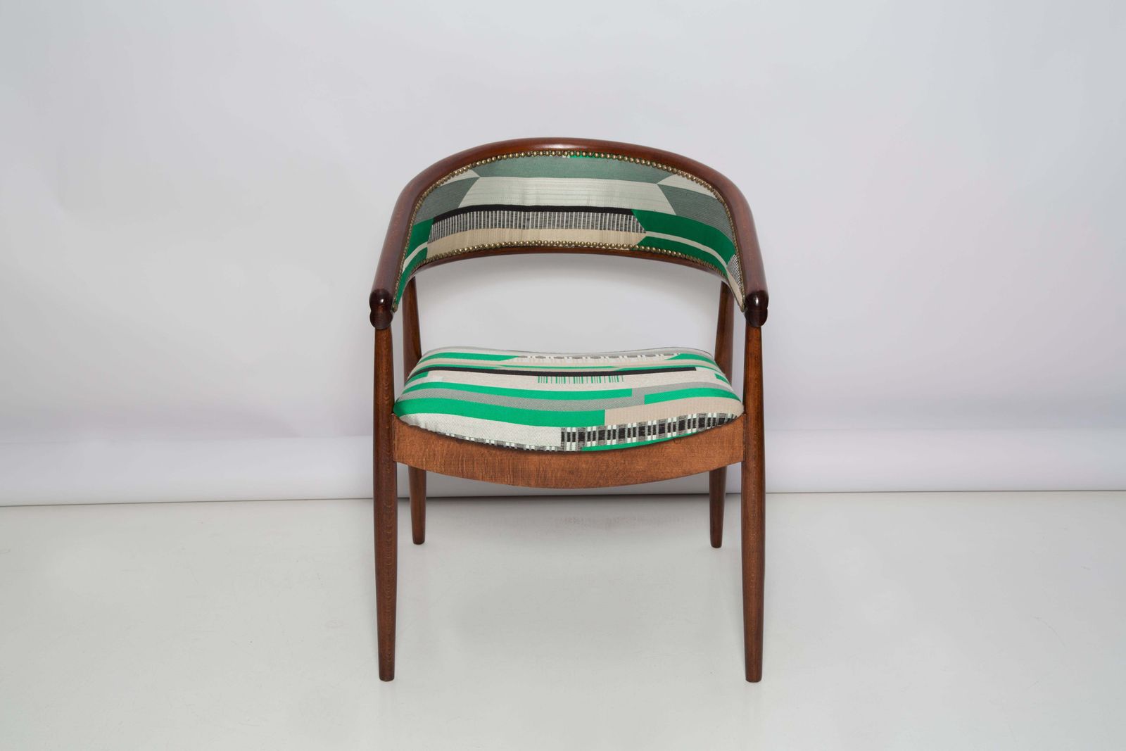 Paar Mid Century Radomsko B 3300 Fauteuils, Babelia Jacquard, Jaren 1960, Europa photo buy