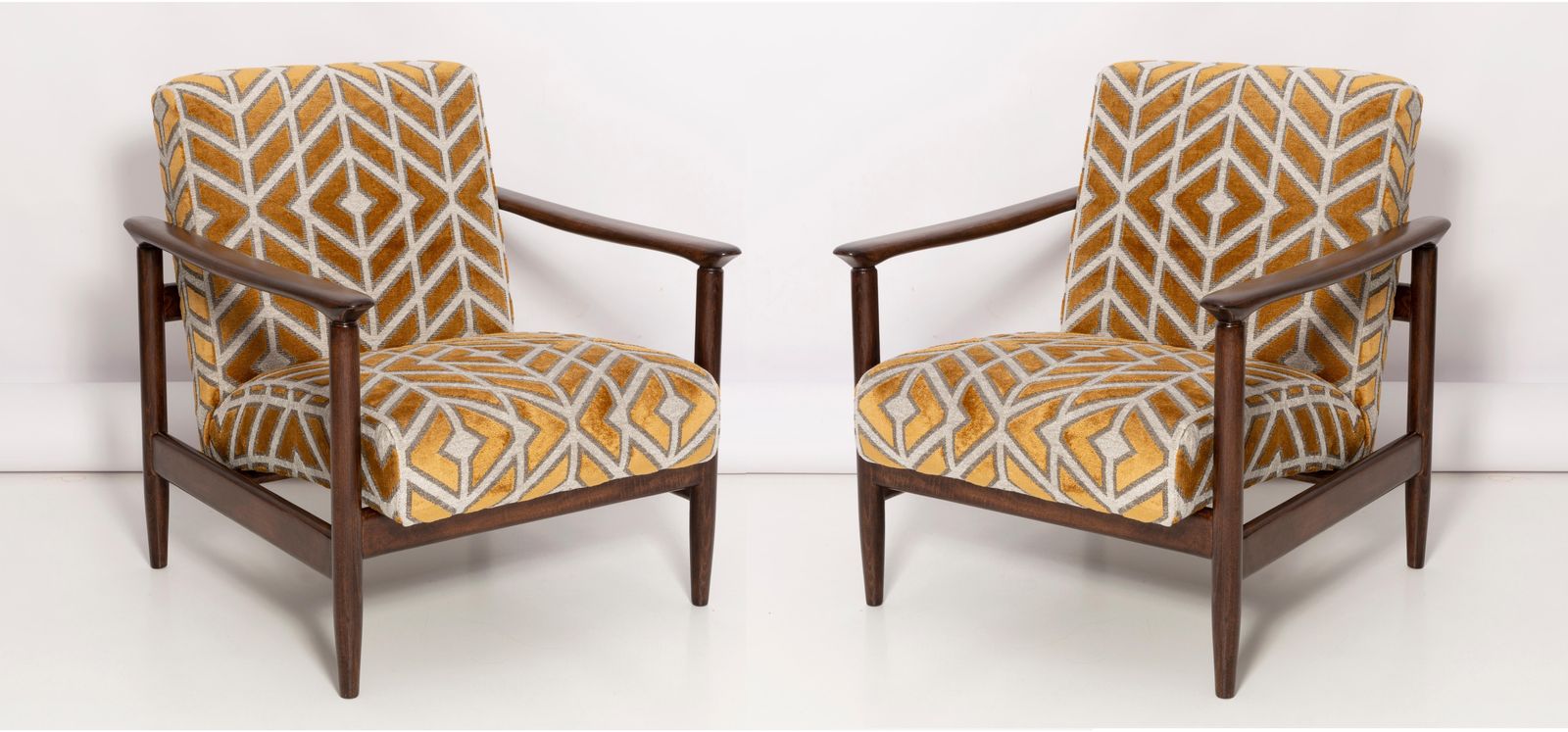 Set Of Two Mid Century Armchairs, By Edmund Homa, Europe, 1960s photo furniture