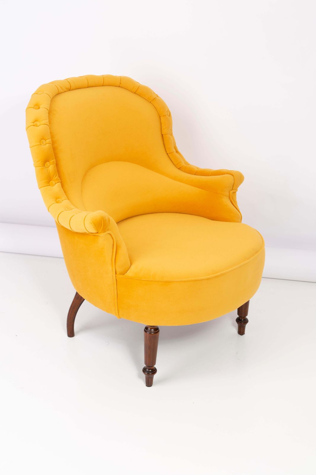 Pair Of Unique Yellow Mustard Armchairs, 1930s, Germany photo buy