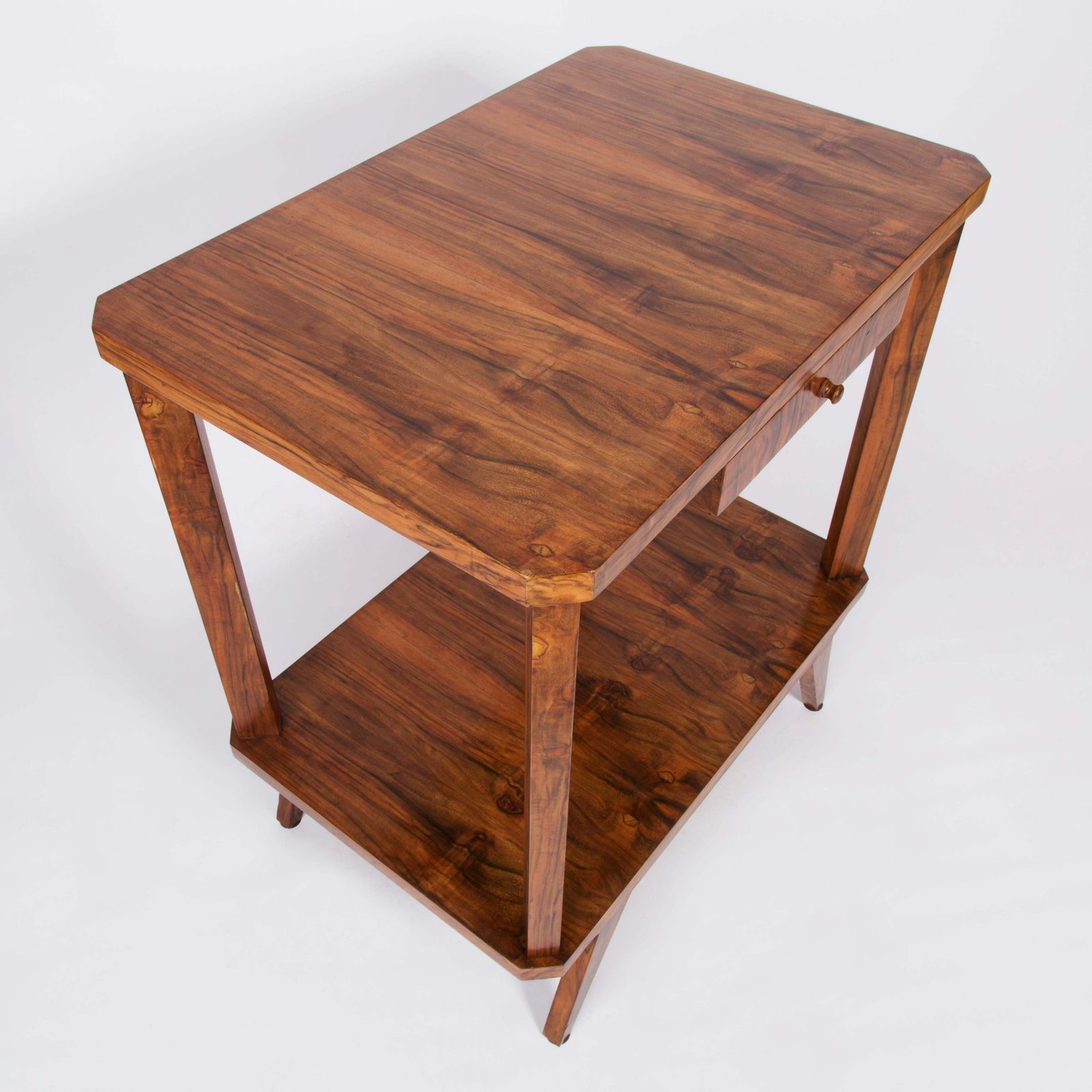 765.0 Mid Century Modern Vintage Tv Side Table, Beechwood, Poland, 1960s photo