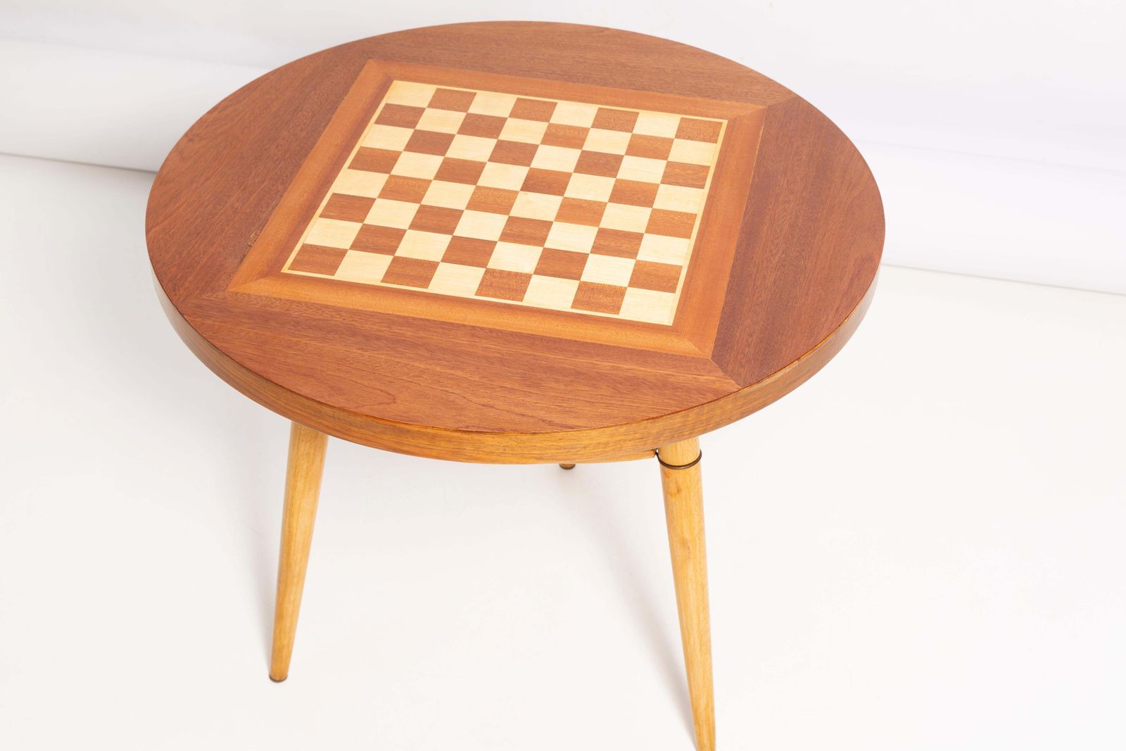 Set Of Green Armchairs By E. Homa And Chess Table, Europe, 1960s photo buy