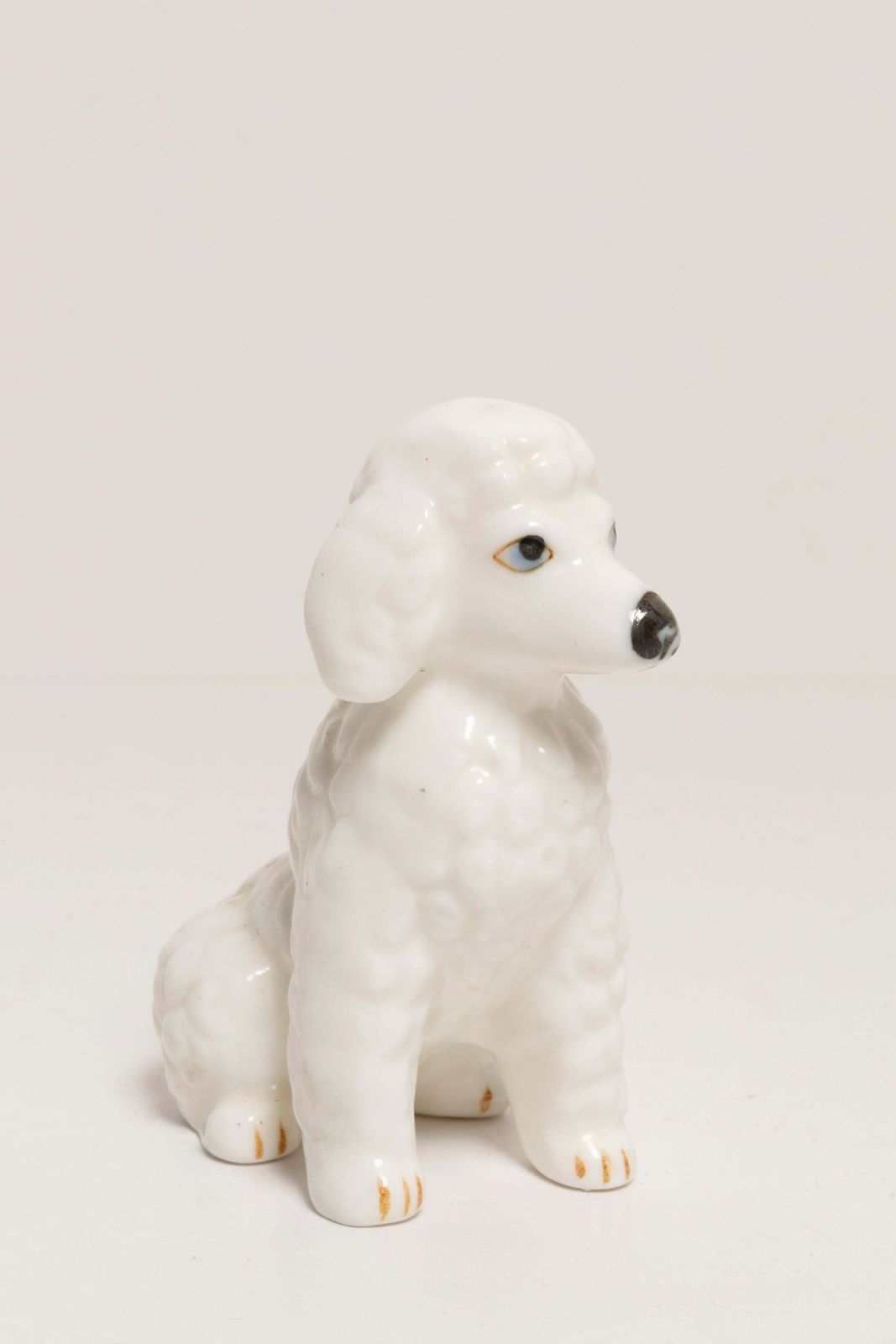 20th Century Mini White Poodle Dog Sculpture, Italy, 1960s photo for sale