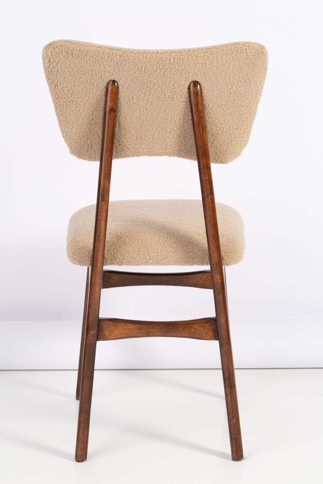 photo vinterior Set Of Four 20th Century Camel Boucle Chairs, 1960s