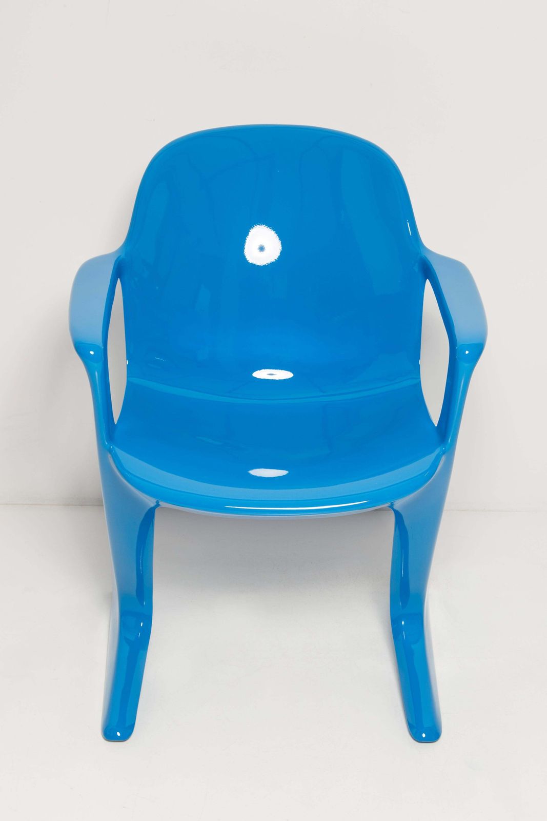 Furniture Set Of Two Blue Kangaroo Chairs Designed By Ernst Moeckl, Germany, 1968 photo