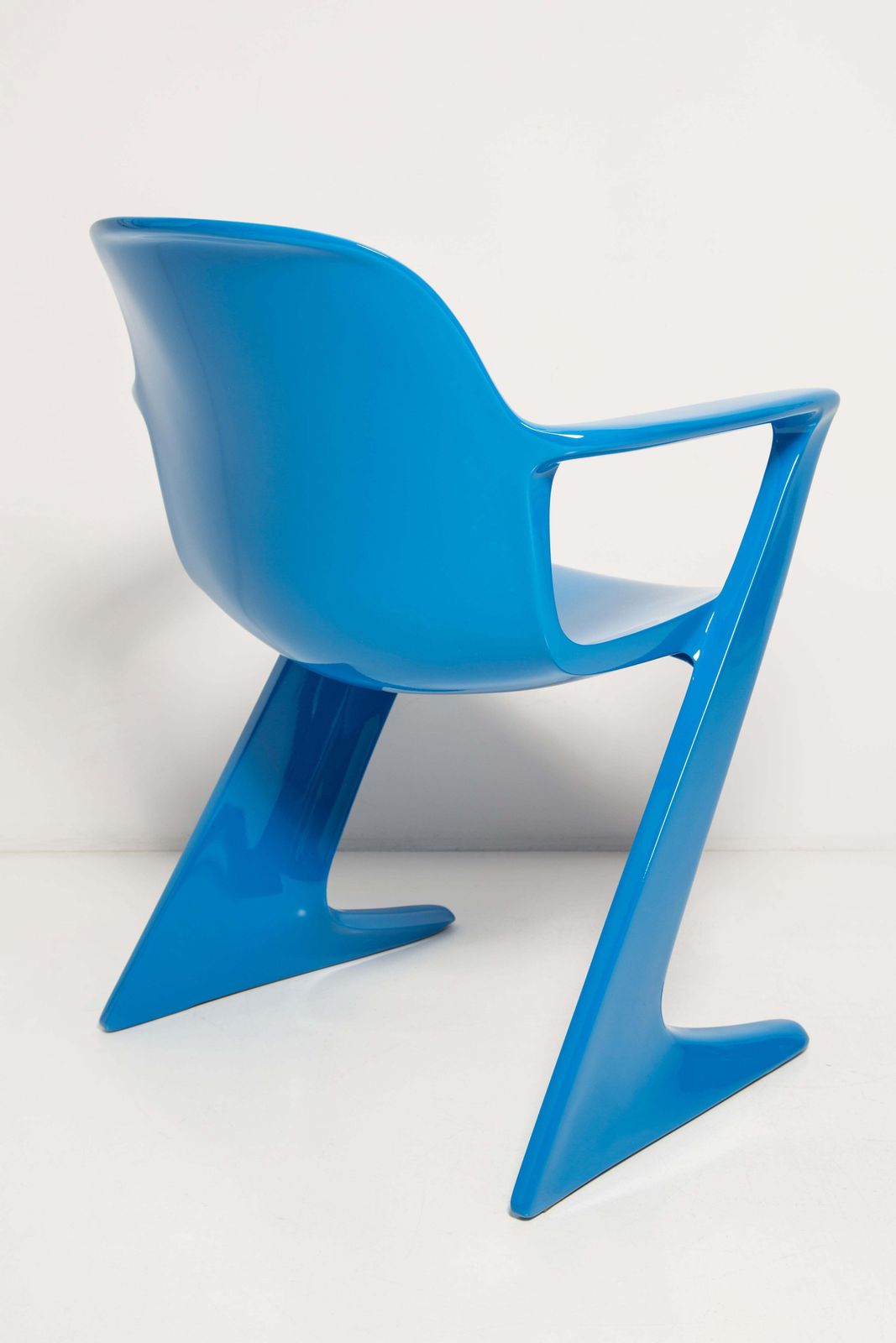 2551.0 Set Of Two Blue Kangaroo Chairs Designed By Ernst Moeckl, Germany, 1968 photo