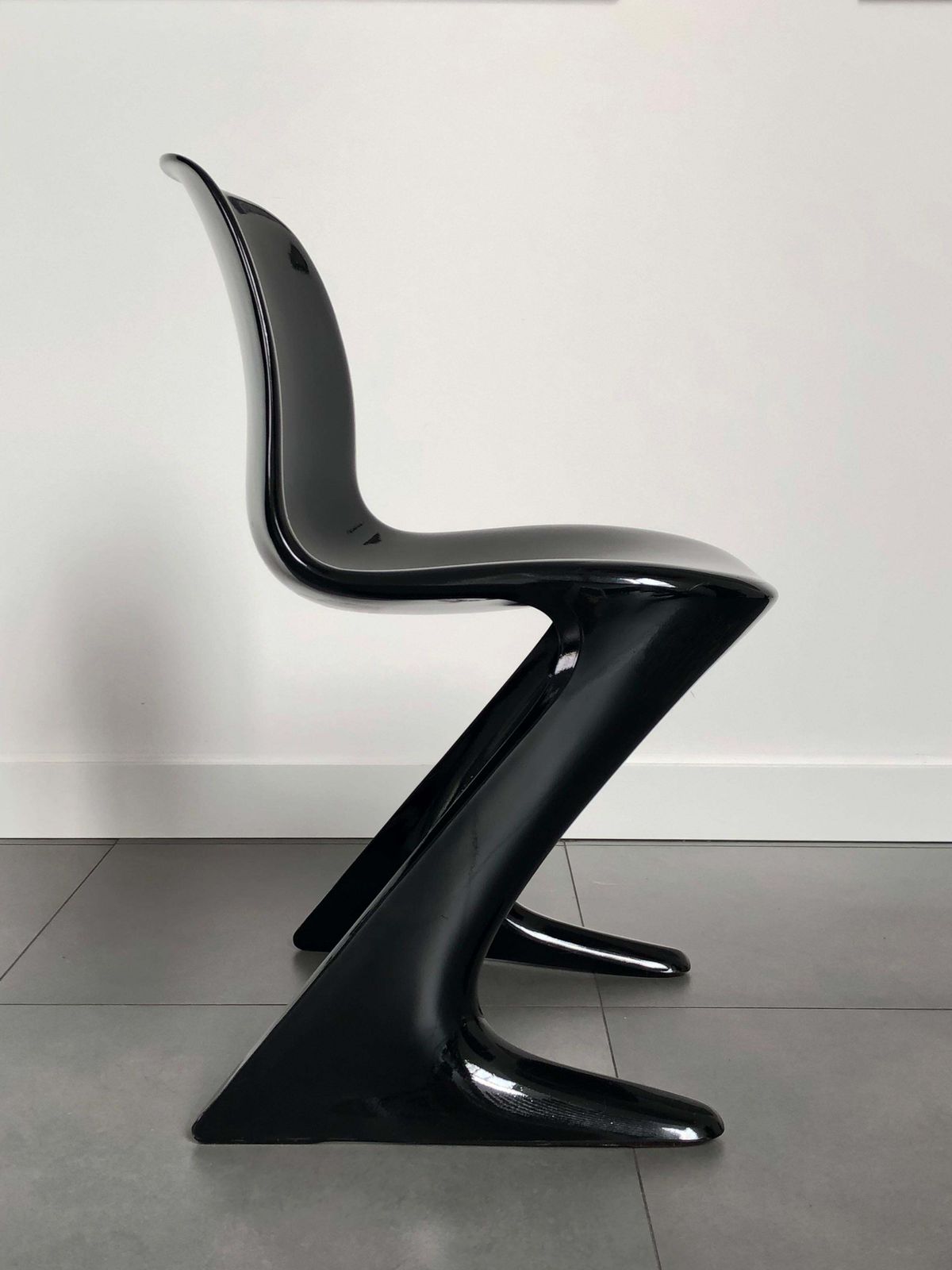 Set Of Four Kangaroo Chairs Designed By Ernst Moeckl, Germany, 1968 photo for sale