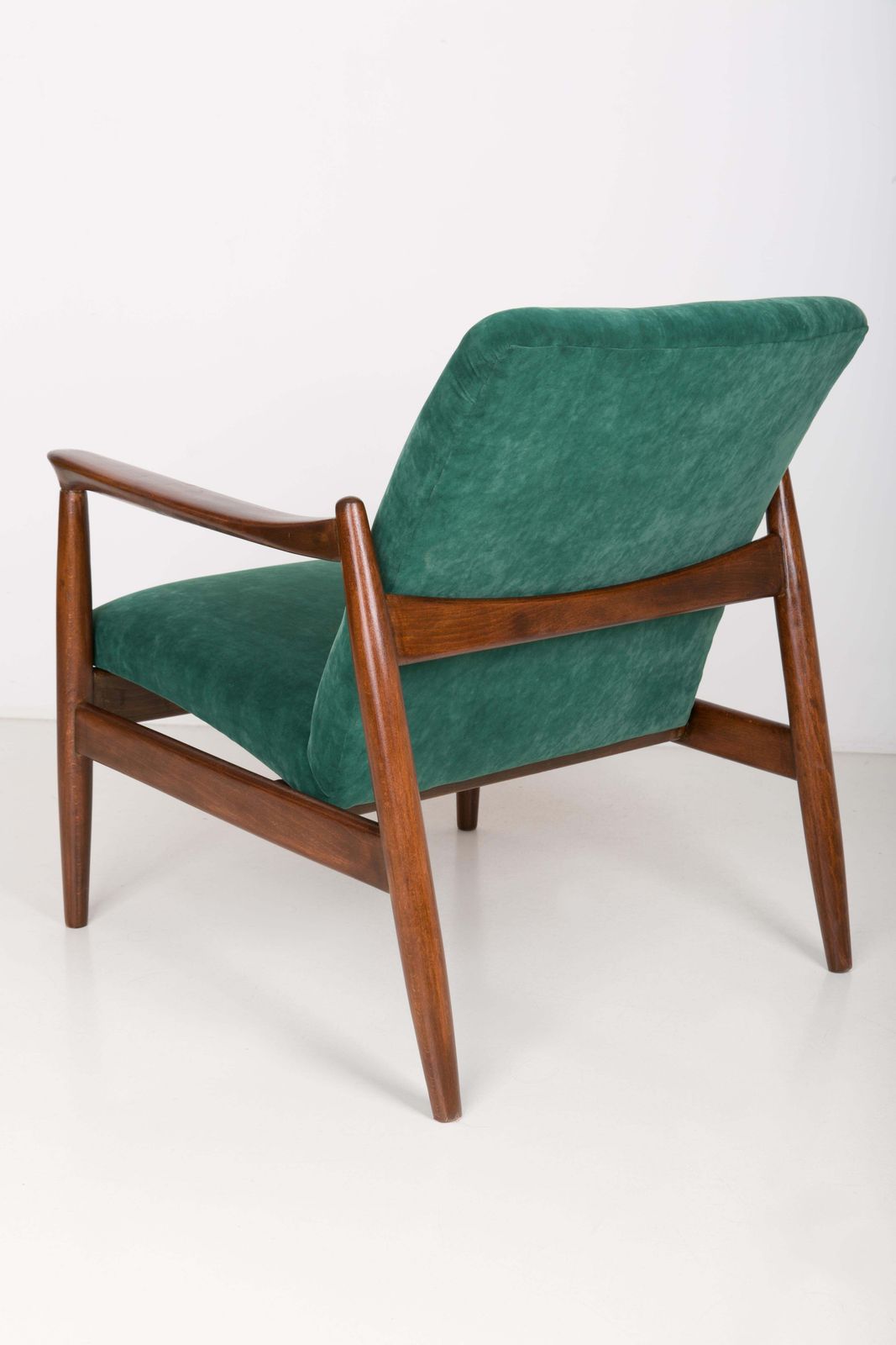 Mid Century Dark Green Velvet Armchair, Edmund Homa, Europe, 1960s photo buy
