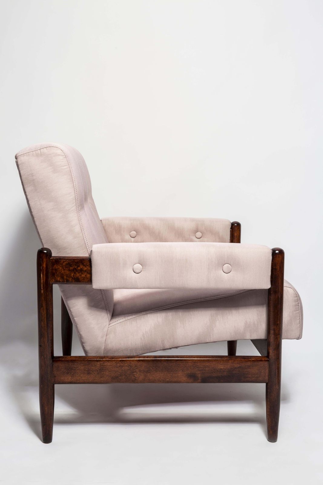 Paar Mid Century Amoir Fou Moiré Paars Roze Fauteuils, Europa, Jaren 1960 photo 3403.0