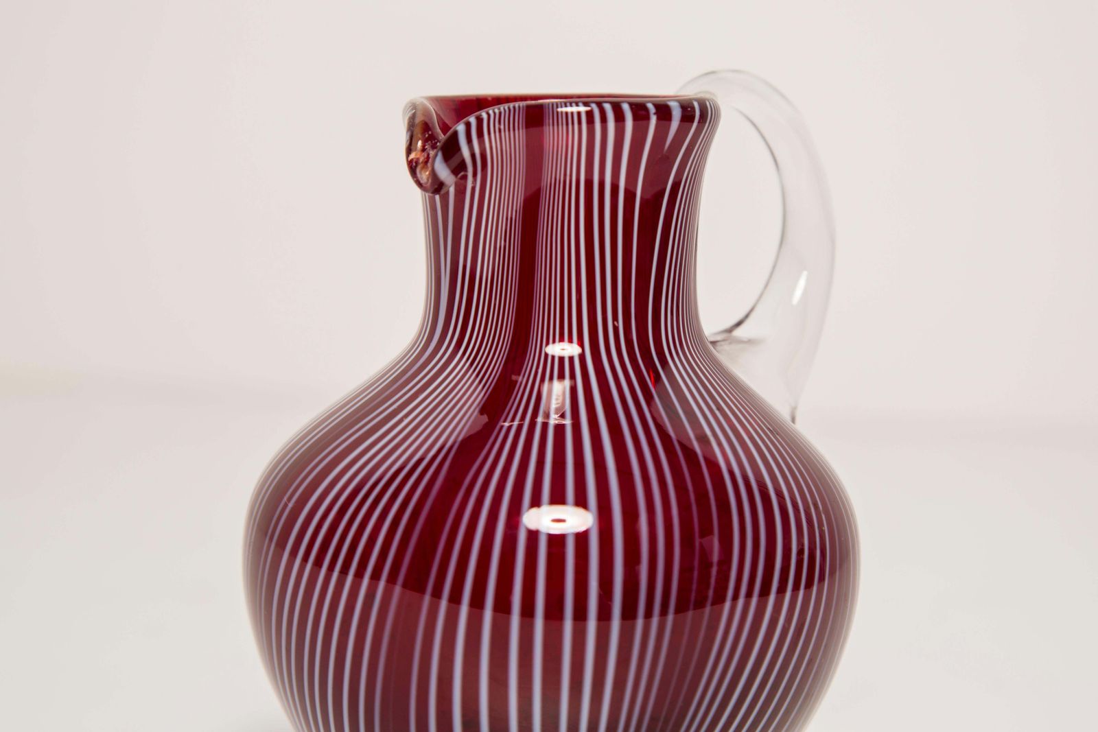 photo for sale Midcentury Vintage Dark Red Small Vase, Europe, 1960s