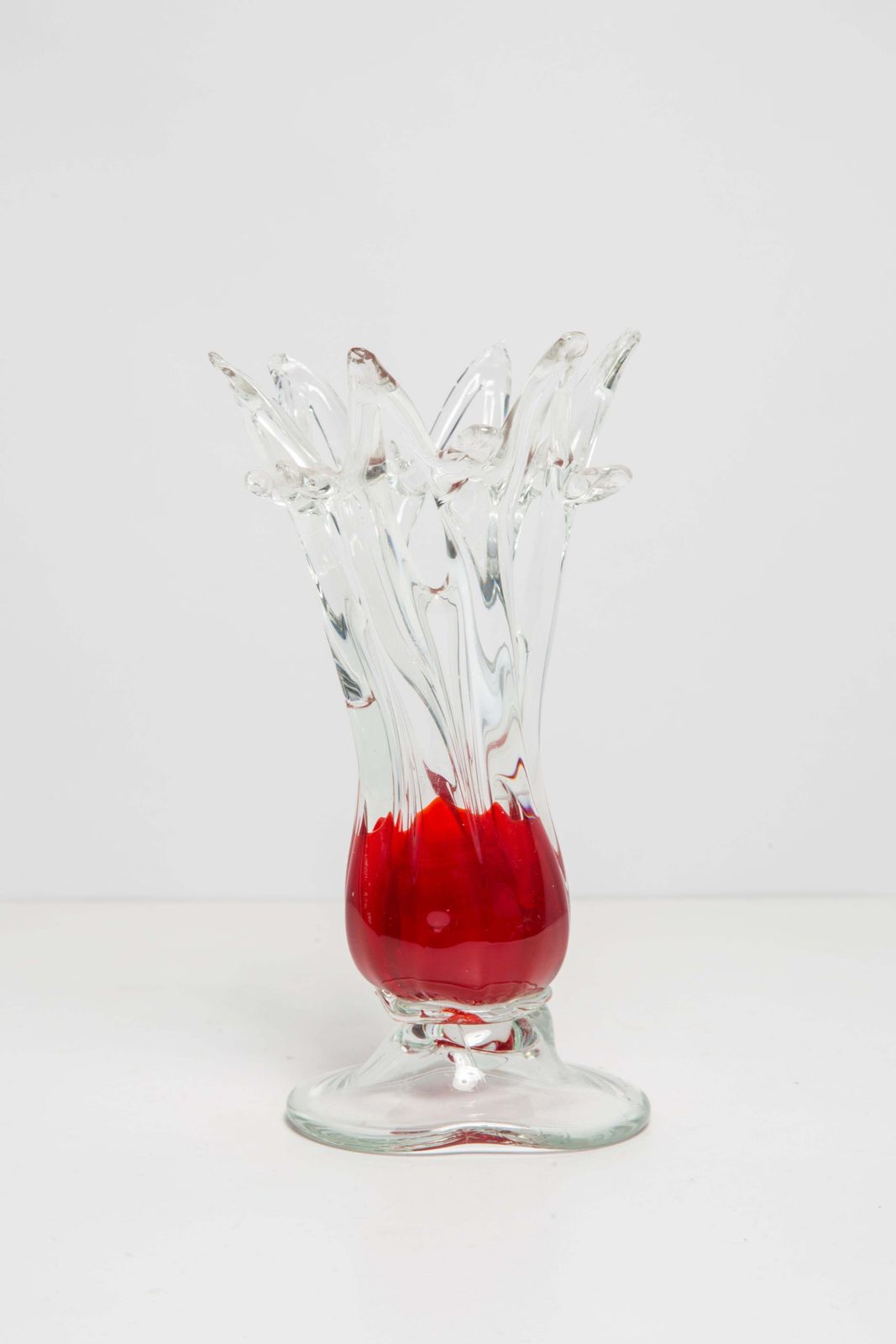 Mid Century Vintage Artistic Glass Vase, Europe, 1970s photo furniture
