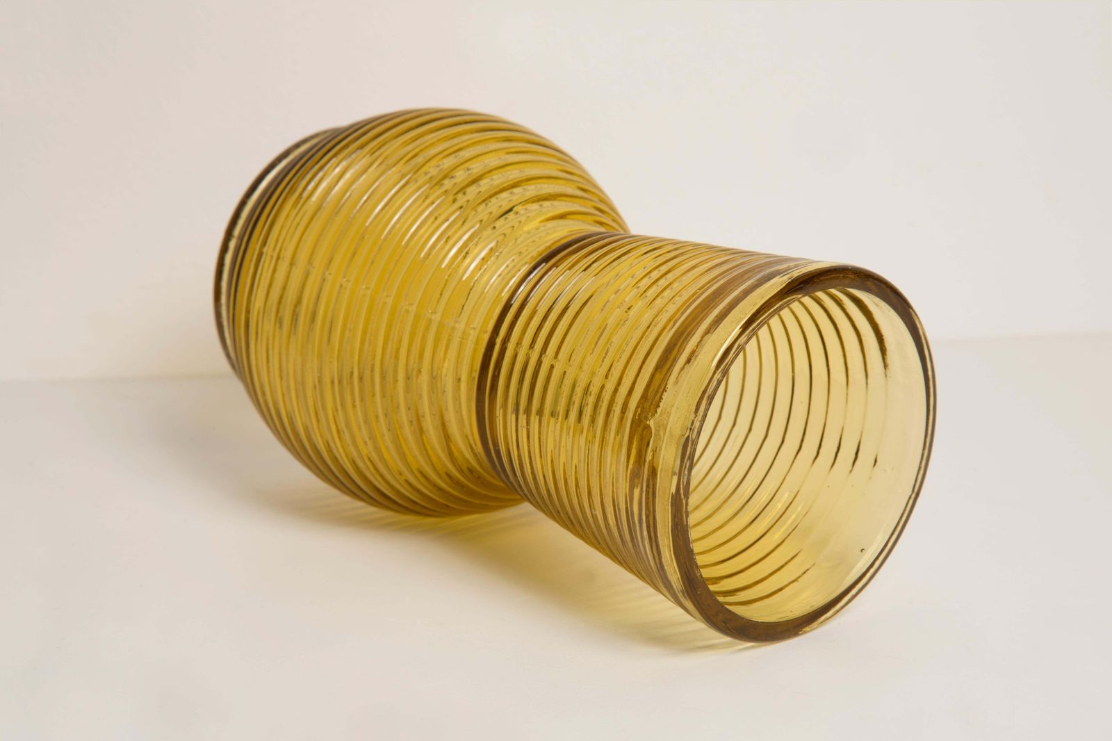 Midcentury Vintage Yellow Small Vase, Europe, 1960s photo buy