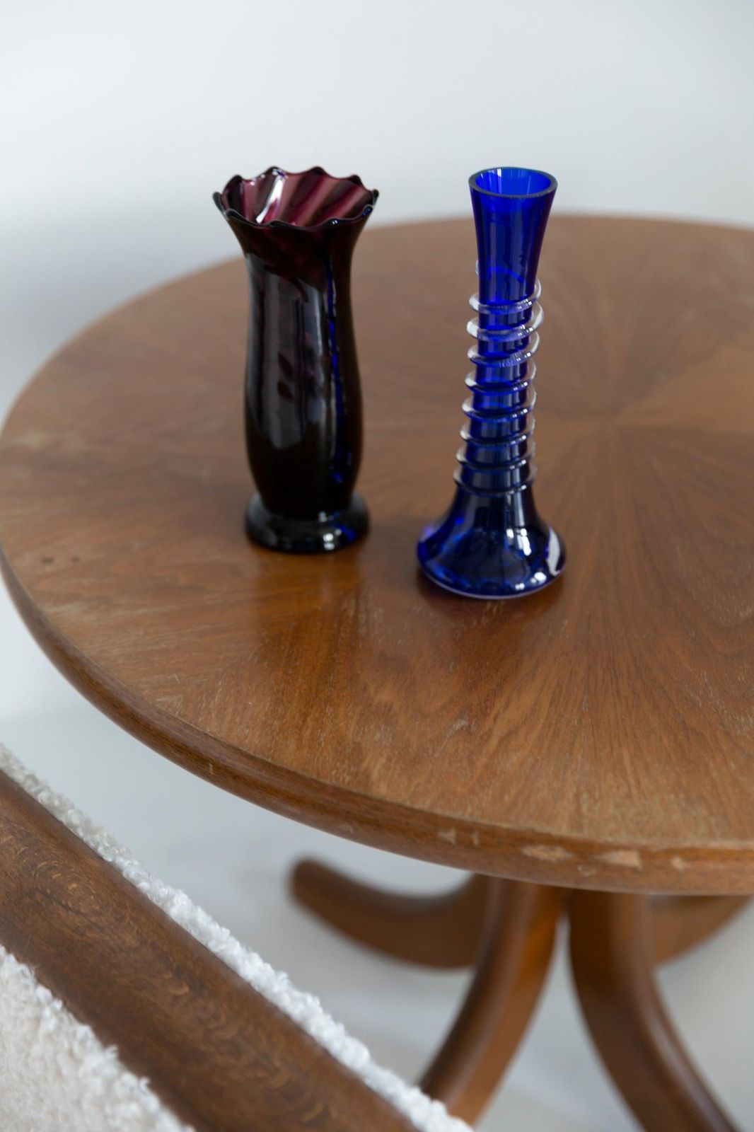 Small Midcentury Deep Red Burgundy Vase, Europe, 1960s photo furniture