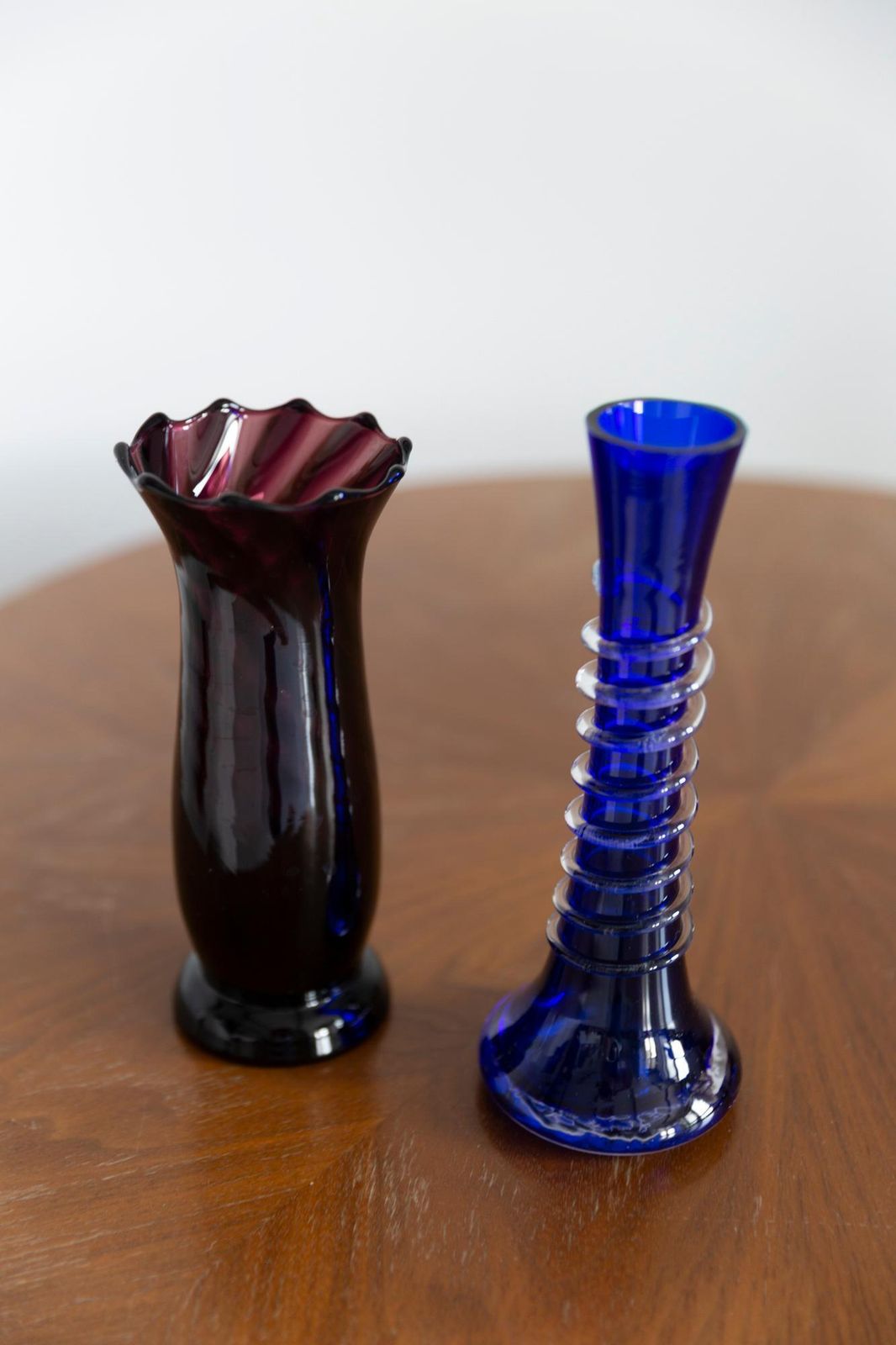 Small Midcentury Deep Red Burgundy Vase, Europe, 1960s photo Home Decor