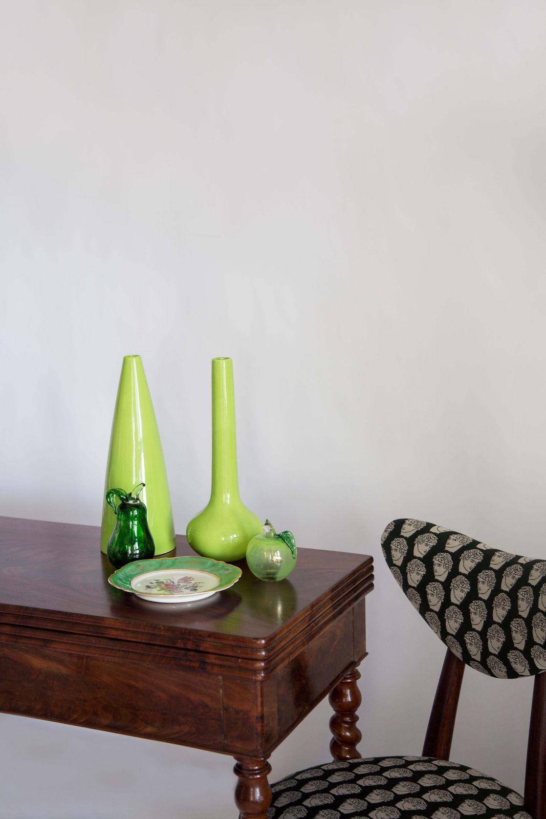 Mid Century Handmade Crystal Glass Pear, Poland, Europe, 1960s. photo 136.0