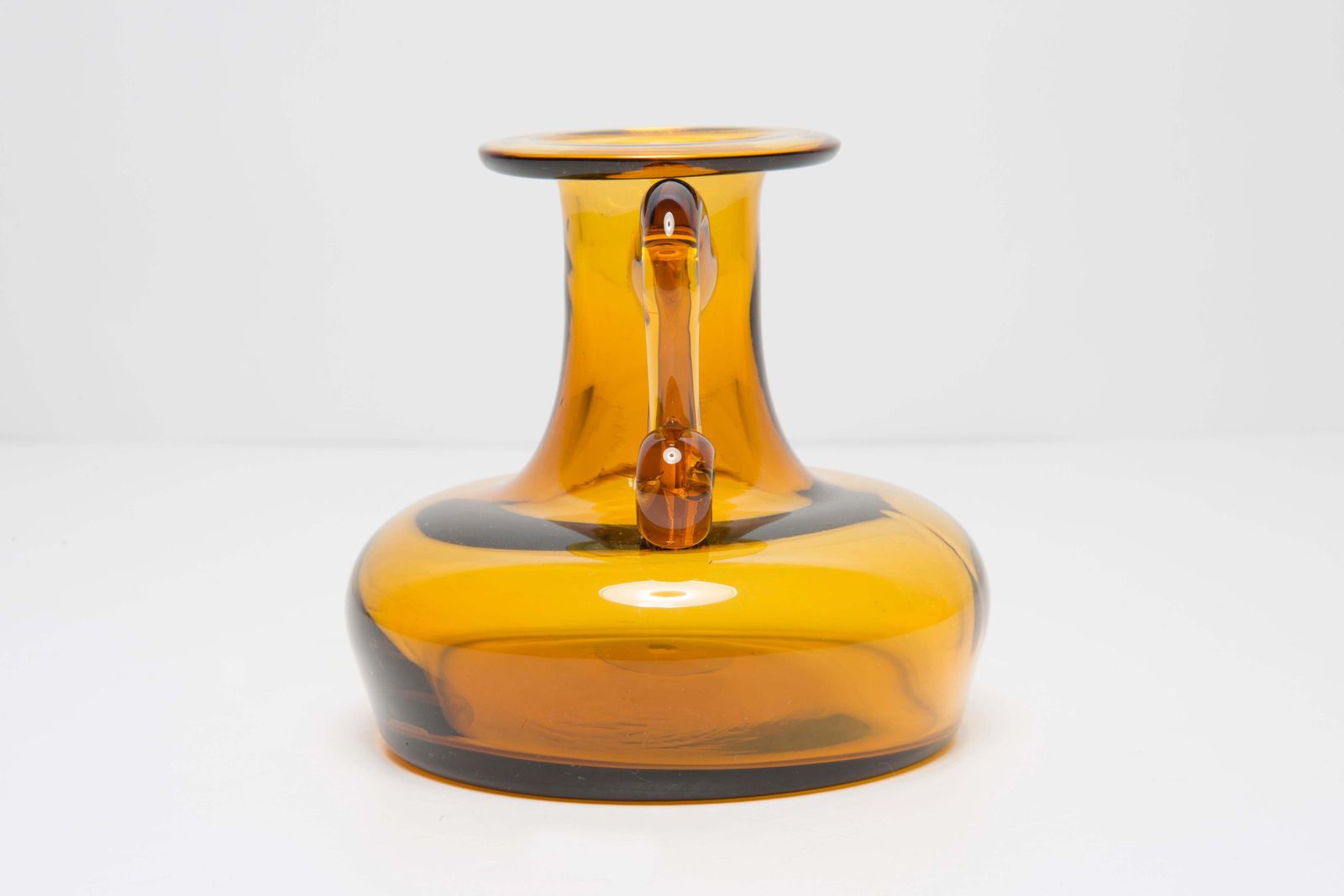 Mid Century Vintage Artistiek Geel Vaasje, Tarnowiec, Sulczan, Europa, Jaren 1970 photo Woonaccessoires