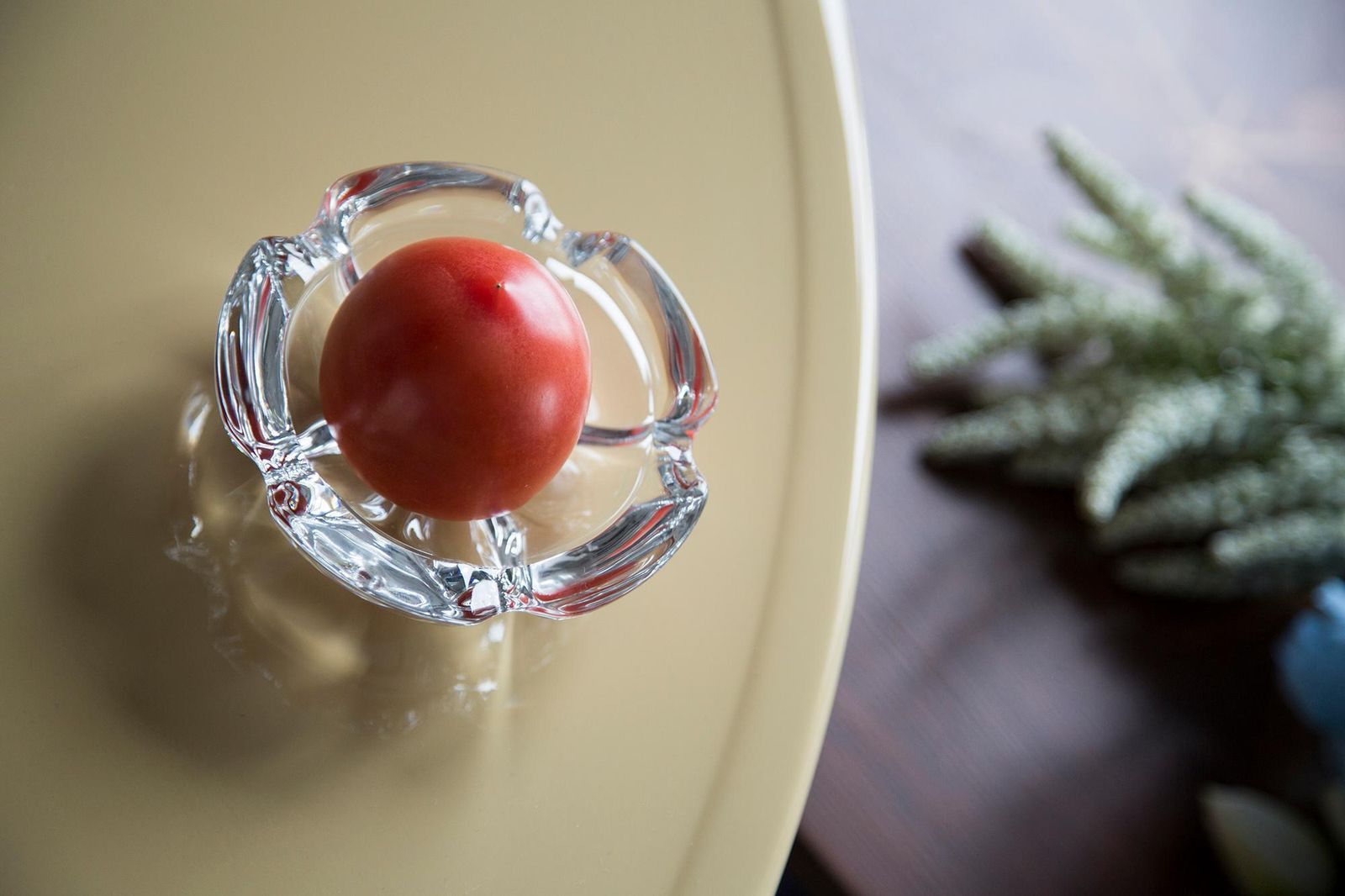 Midcentury Transparent Glass Bowl Ashtray Element, France, 1970s photo 102.0