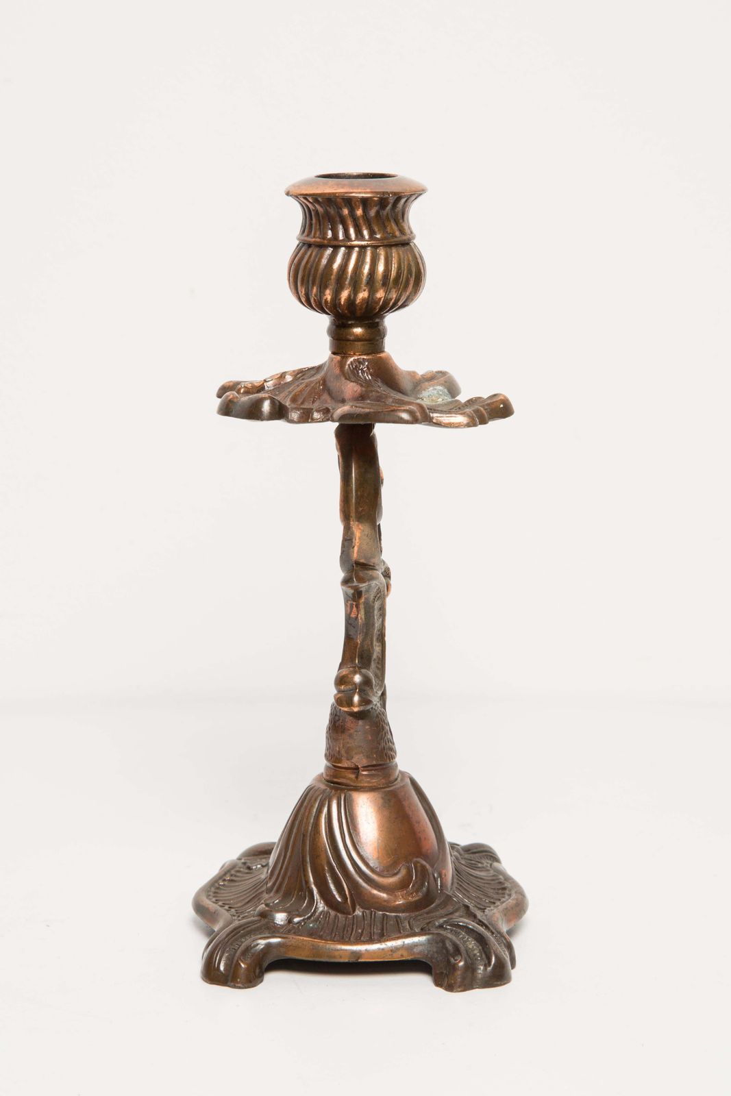 20th Century Metal Gold Decorative Candlesticks, Italy, 1960s photo Home Decor