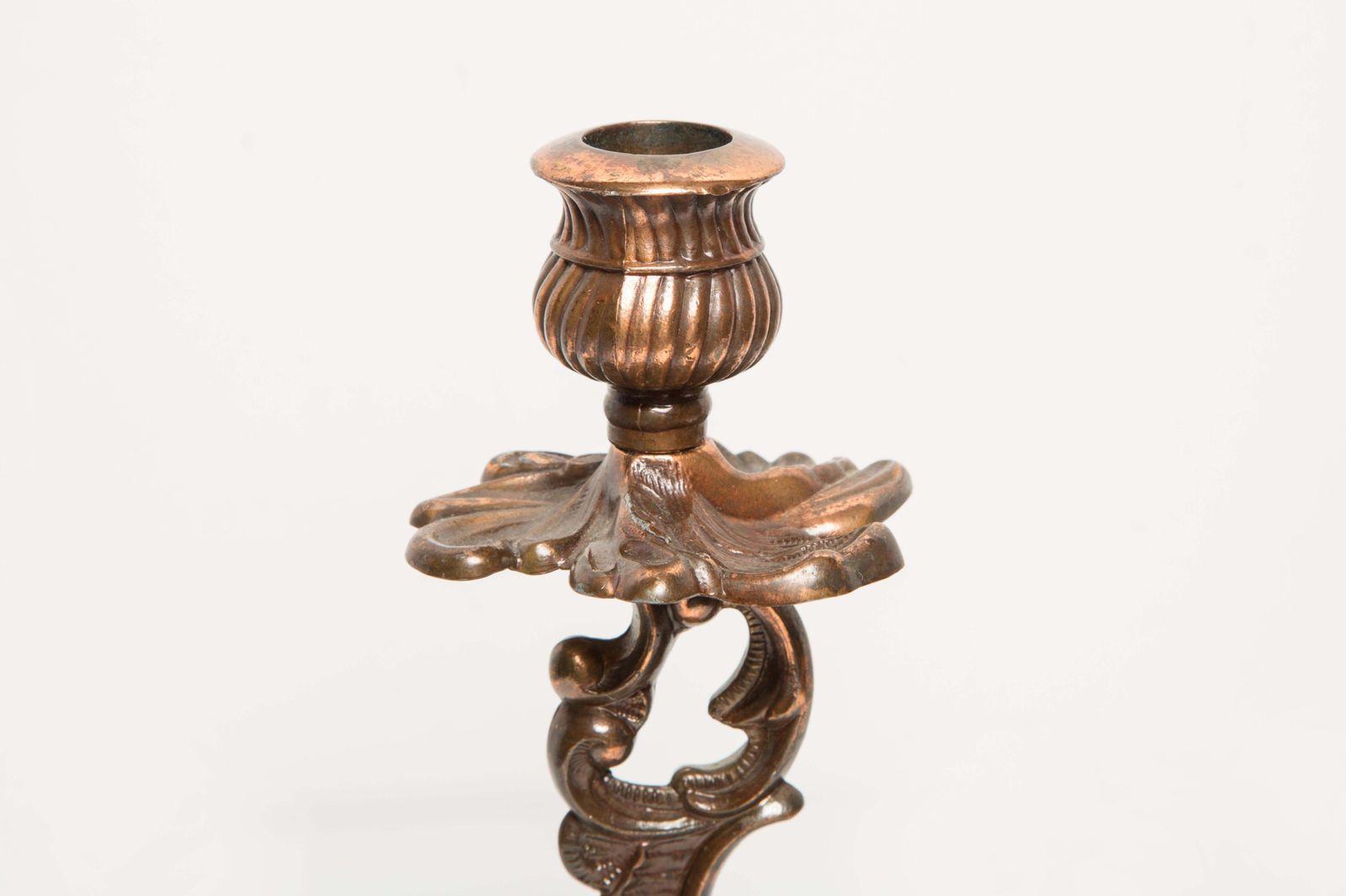 20th Century Metal Gold Decorative Candlesticks, Italy, 1960s photo buy