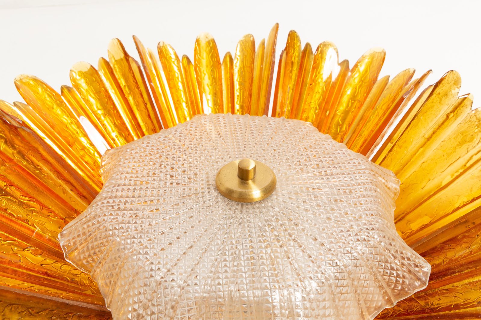 photo furniture Big Hollywood Regency Sunburst Wall Lamp, Murano Glass, Italy, 1960s