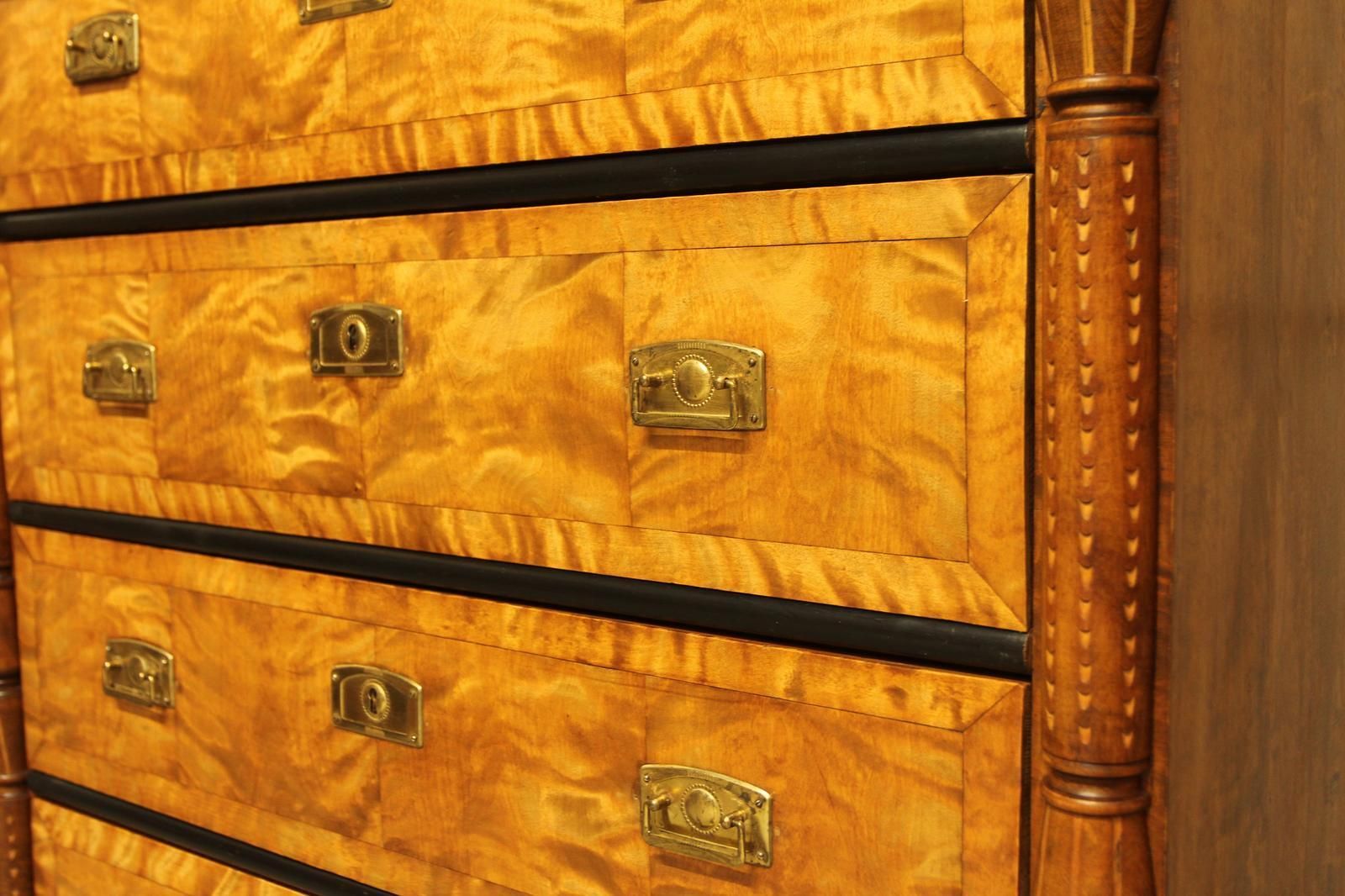 A 20th Century Swedish Birch Chest Of Drawers photo 1500.0