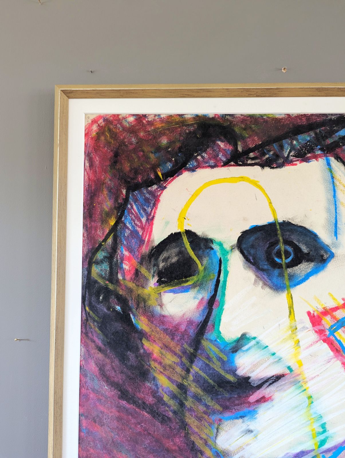 Mrs Jackson, Oil Painting, Modernist photo vinterior