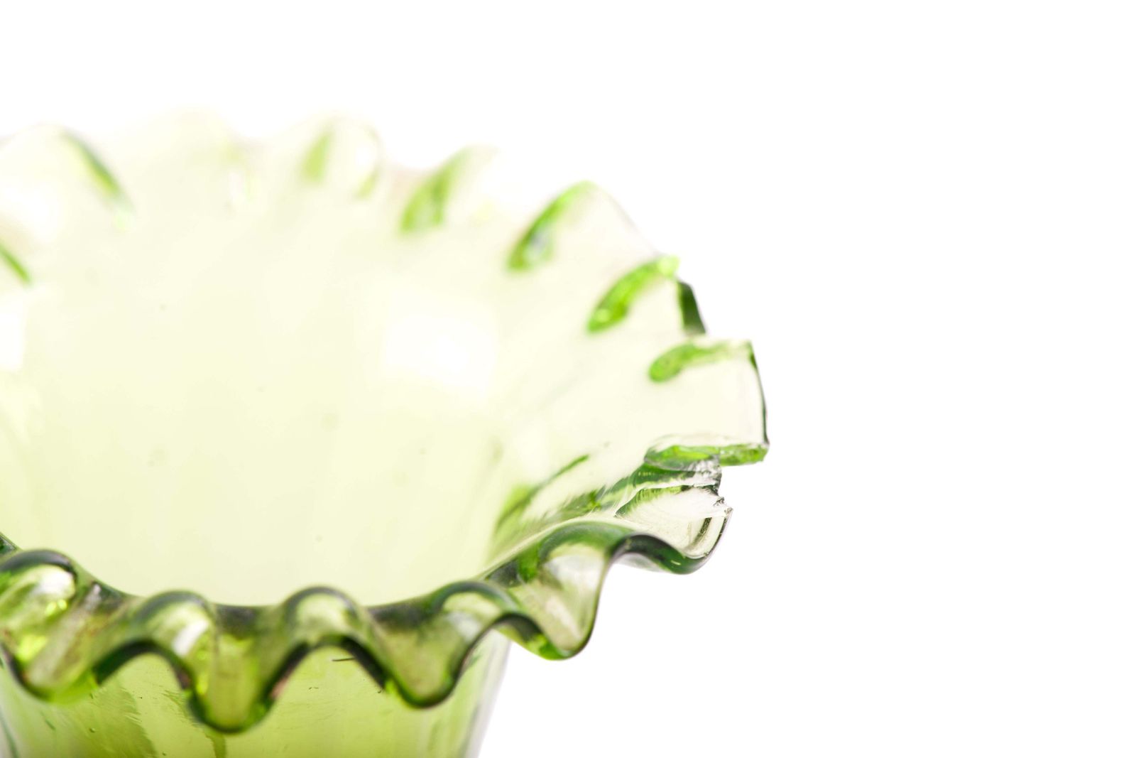 Trumpet Glass Vase, Northern Europe, 1970 photo for sale