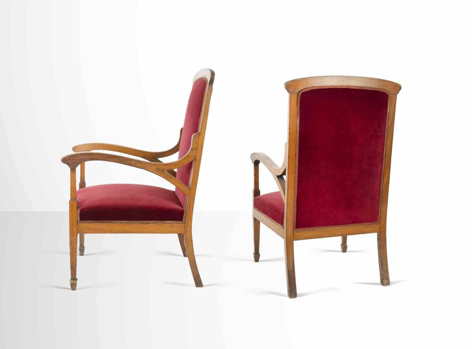 Pair Of Midcentury Armchairs, Italy Mid 20th Century photo furniture